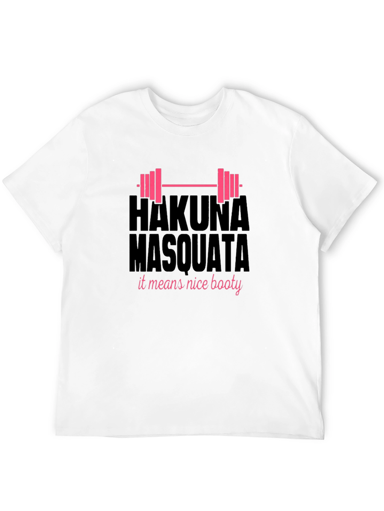 Black Hakuna Masquata Funny Gym T-Shirt view 12
