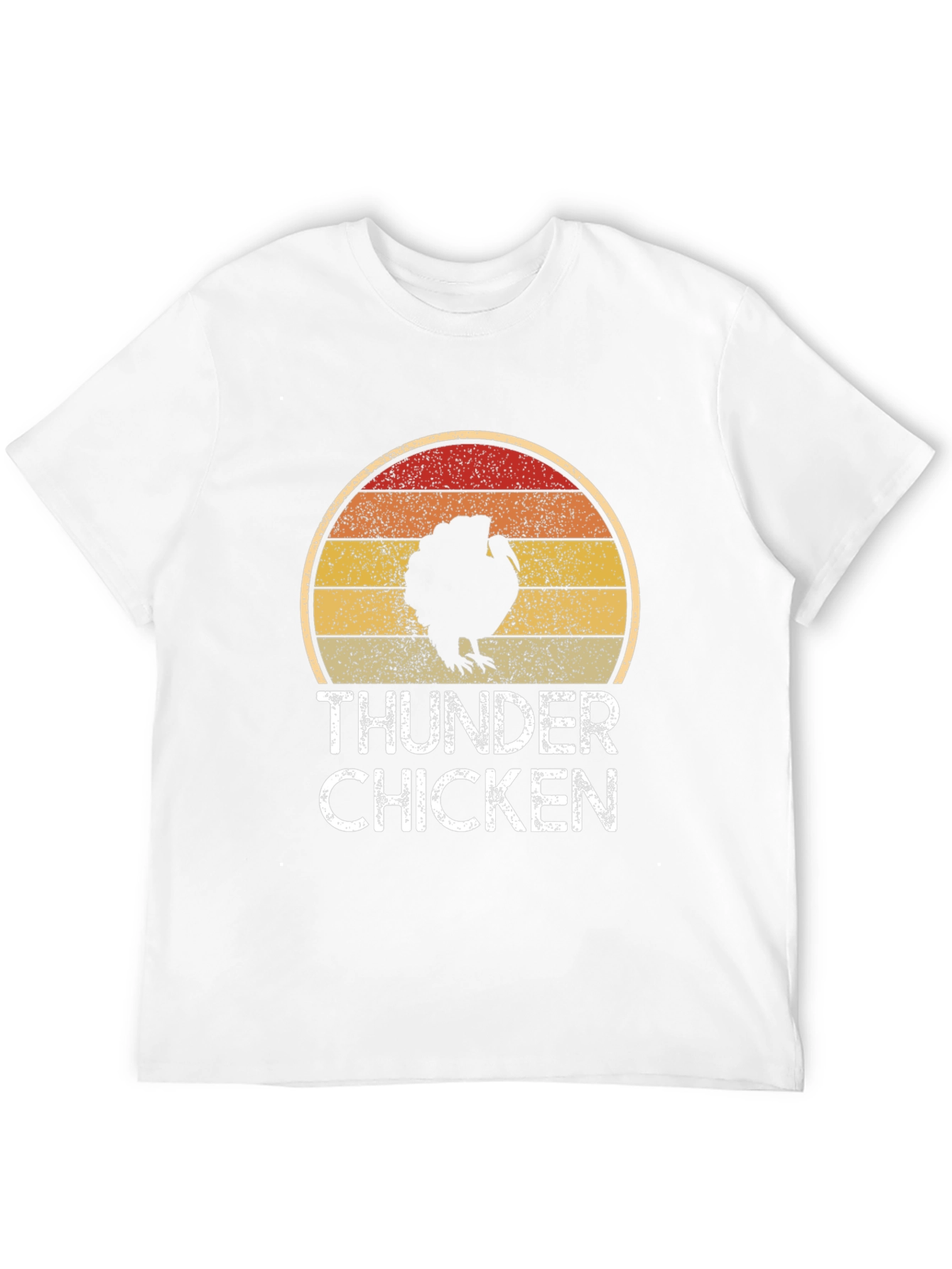 Black Thunder Chicken T-Shirt - Retro Turkey Design view 12