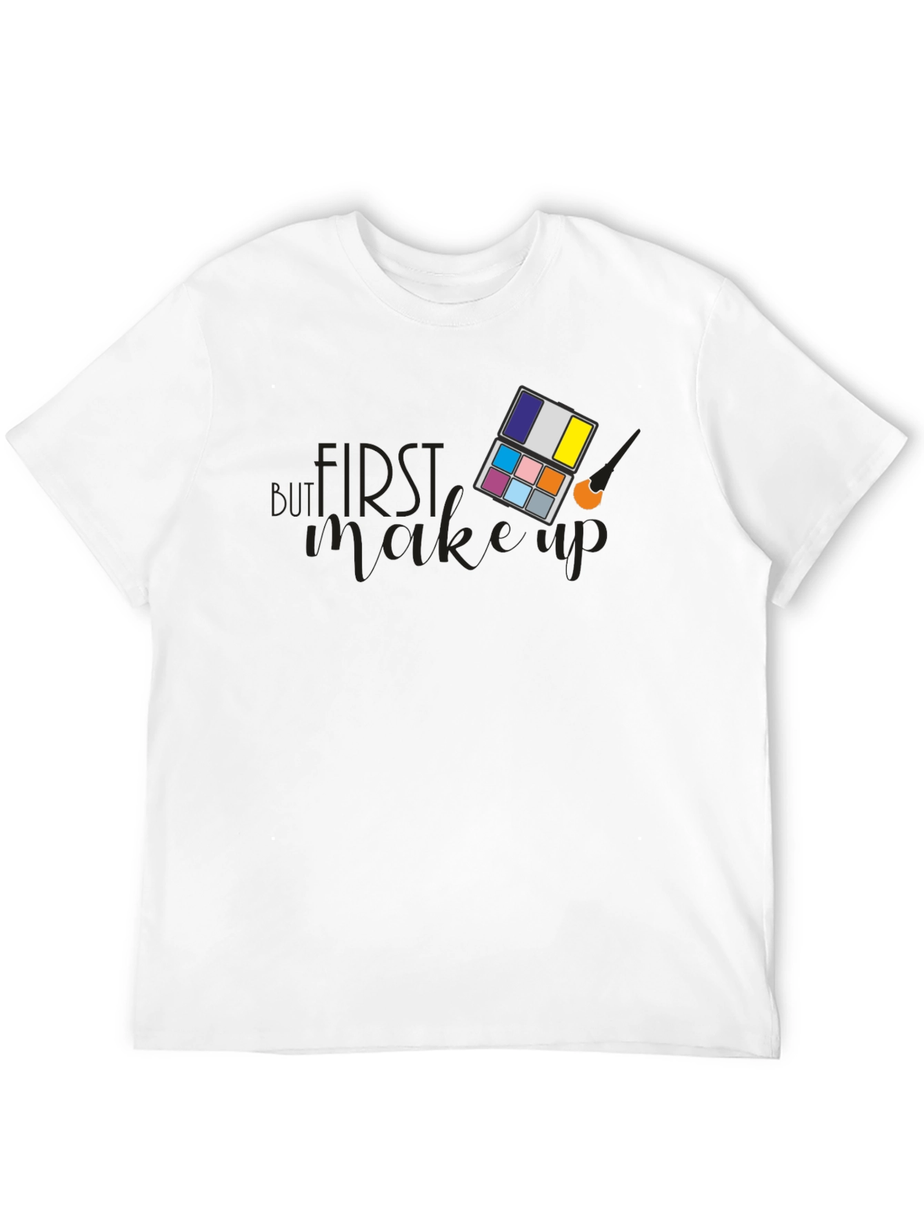 Black First Makeup Palette Graphic Tee - Unisex view 12