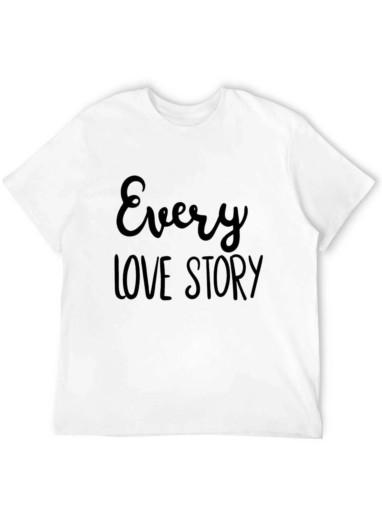Black Every Love Story Black Graphic T-Shirt view 12