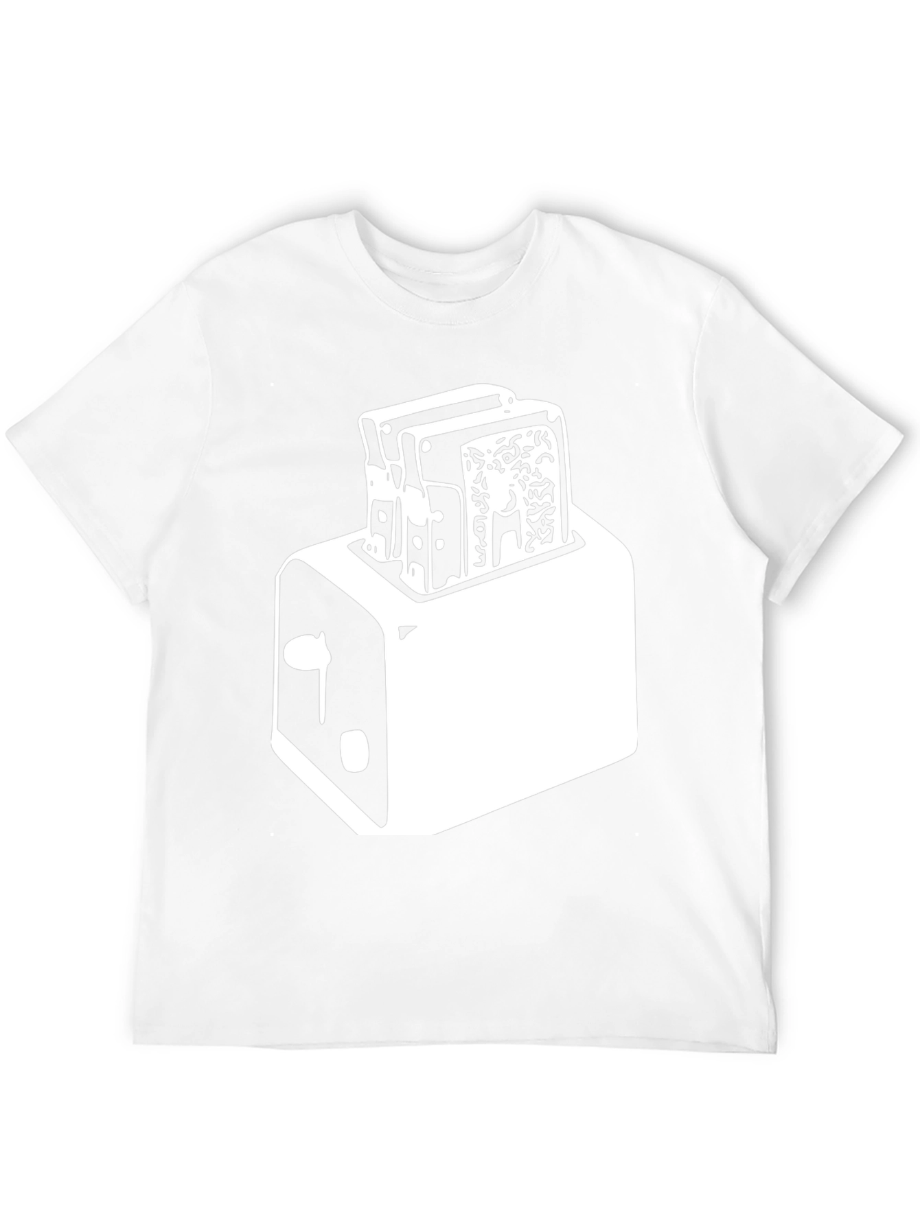 Black Toaster Graphic Tee - Crisp Black Cotton Blend view 12