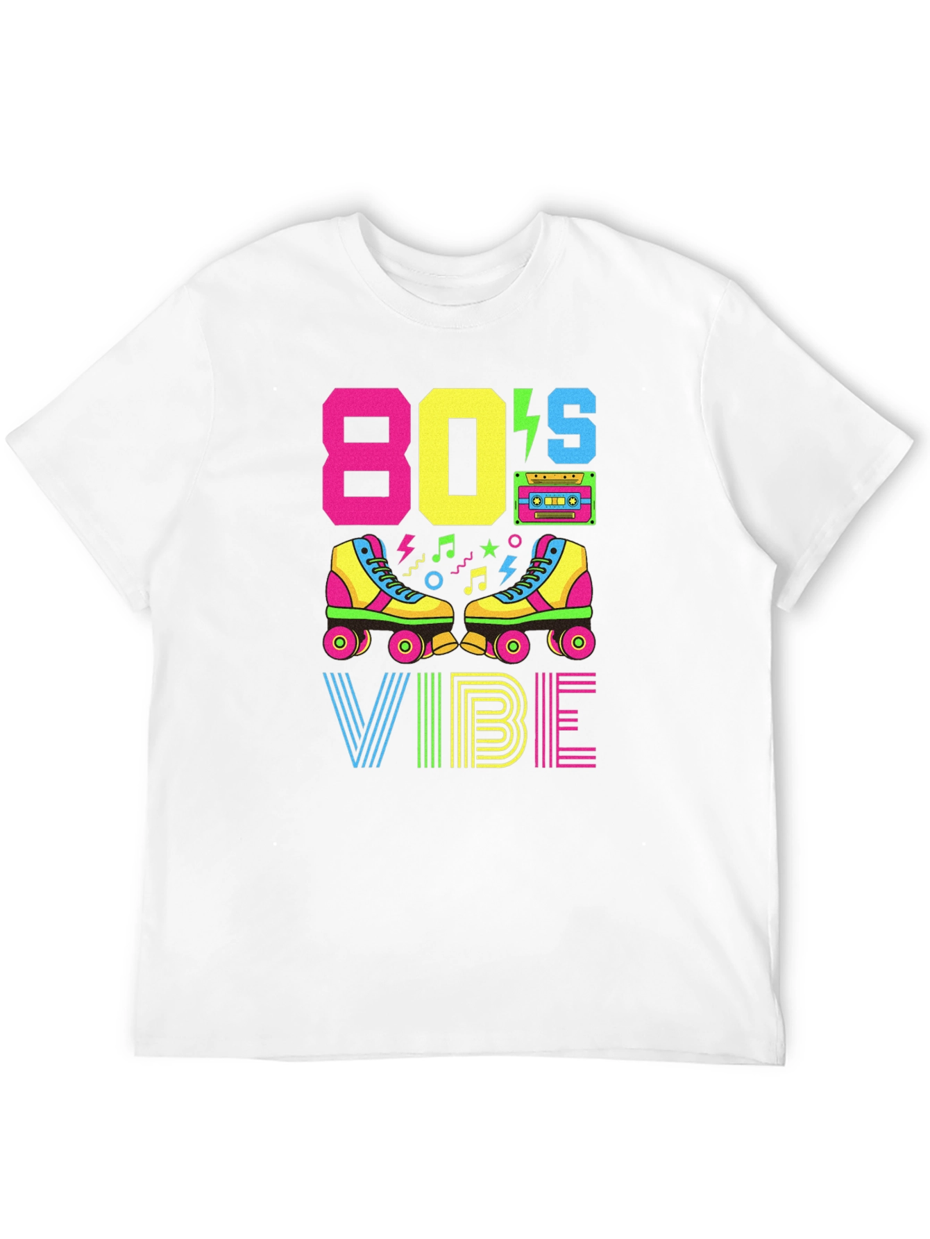 Retro 80's Vibe Graphic T-Shirt - 12