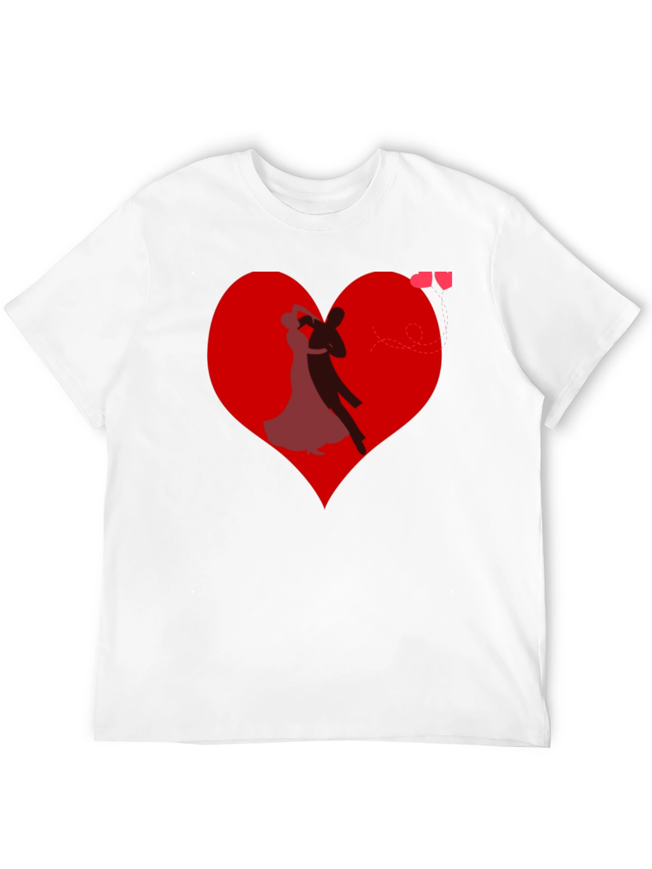 Black Romantic Dance Heart T-Shirt view 12