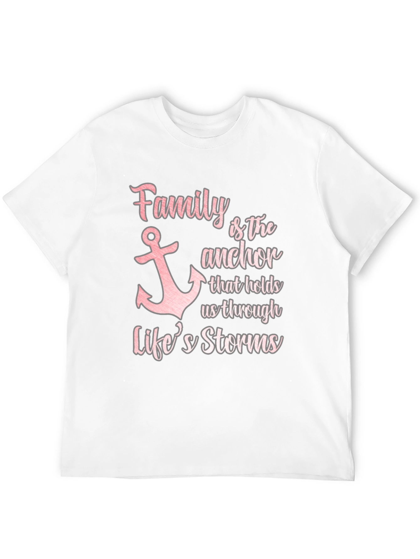 Black Family Anchor T-Shirt - Comfort & Style view 12