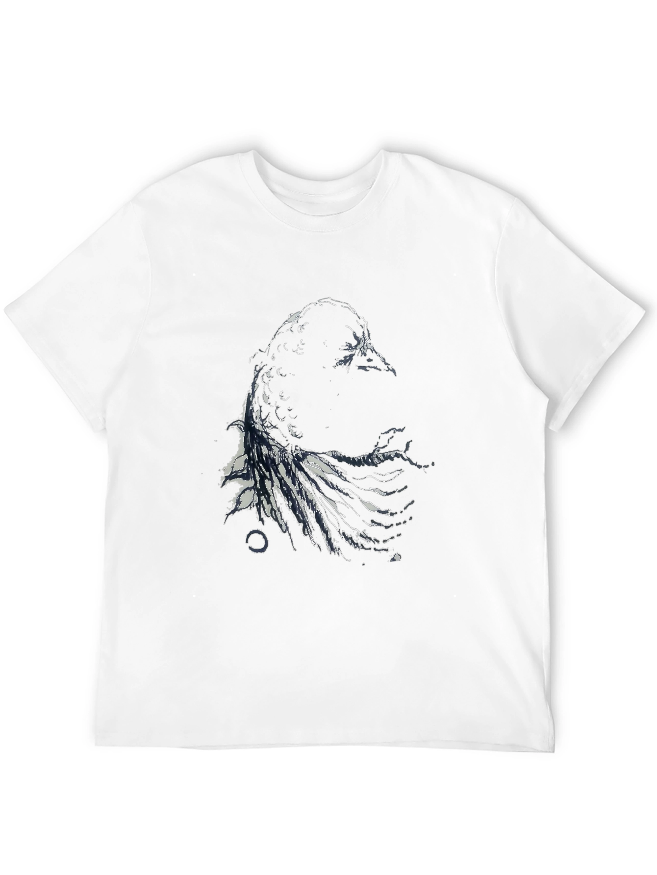 Black Raven Graphic Black T-Shirt view 12