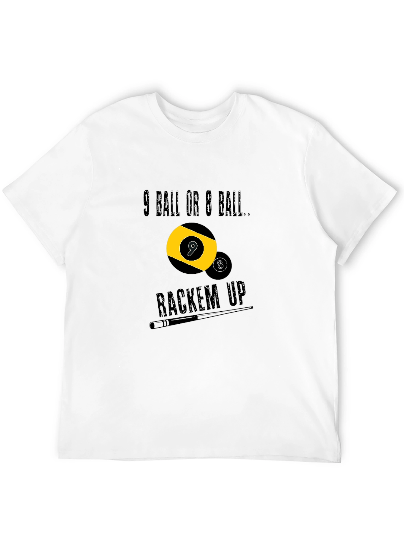 9 Ball or 8 Ball Graphic Tee - 12
