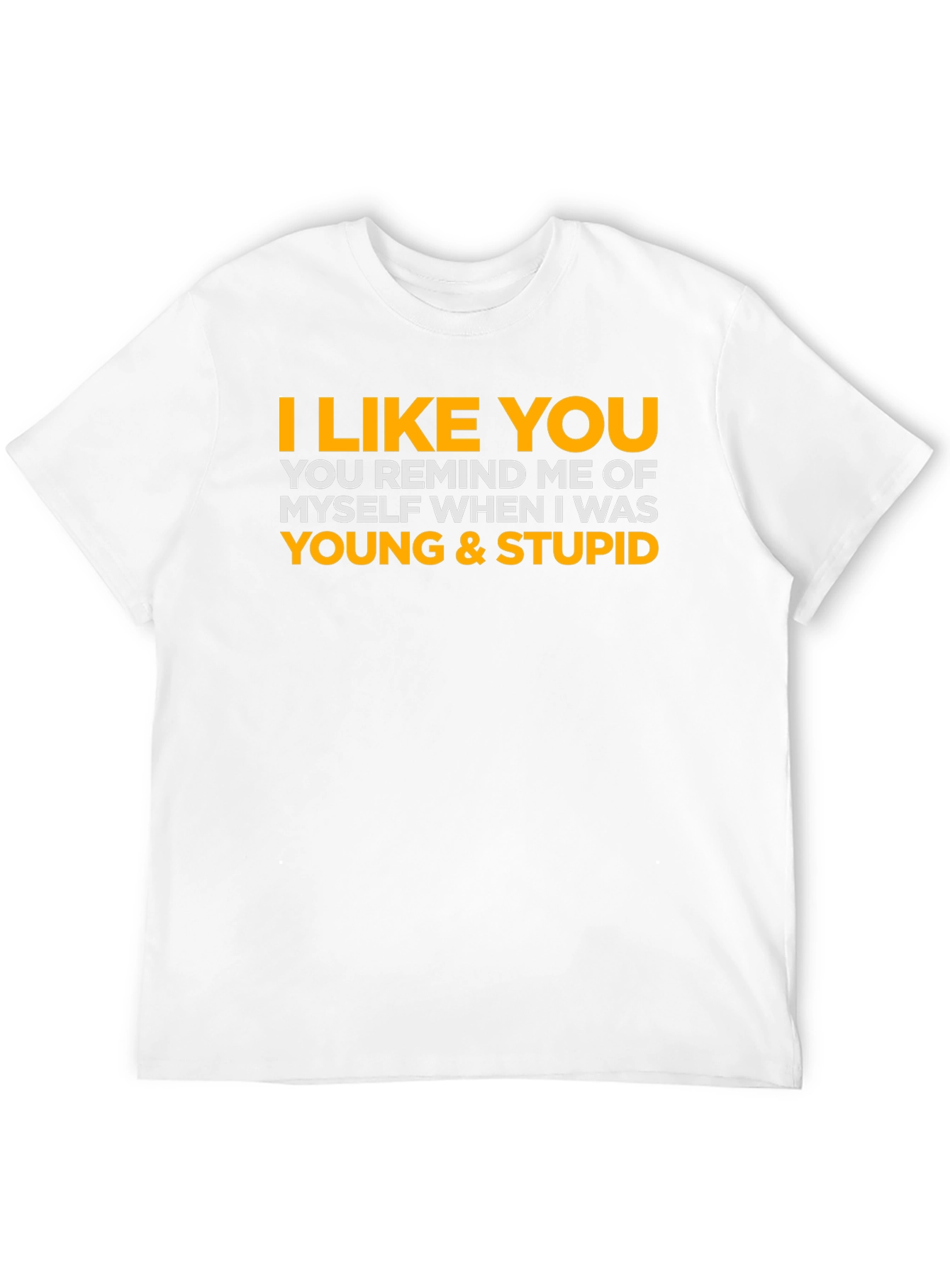 Black I Like You Young & Stupid Tee view 12