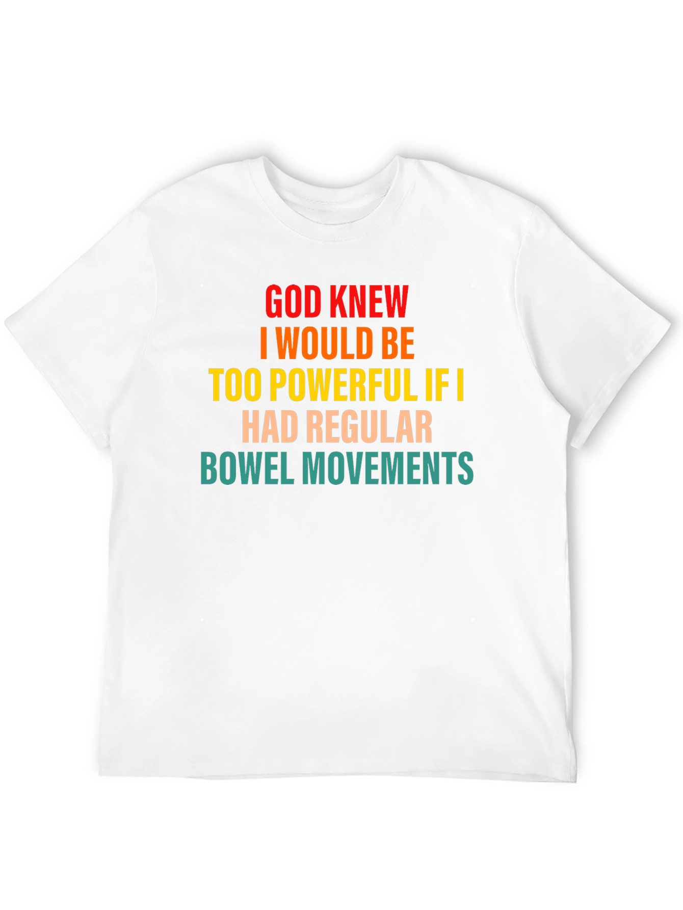Black Powerful Bowel Movement Humor T-Shirt view 12