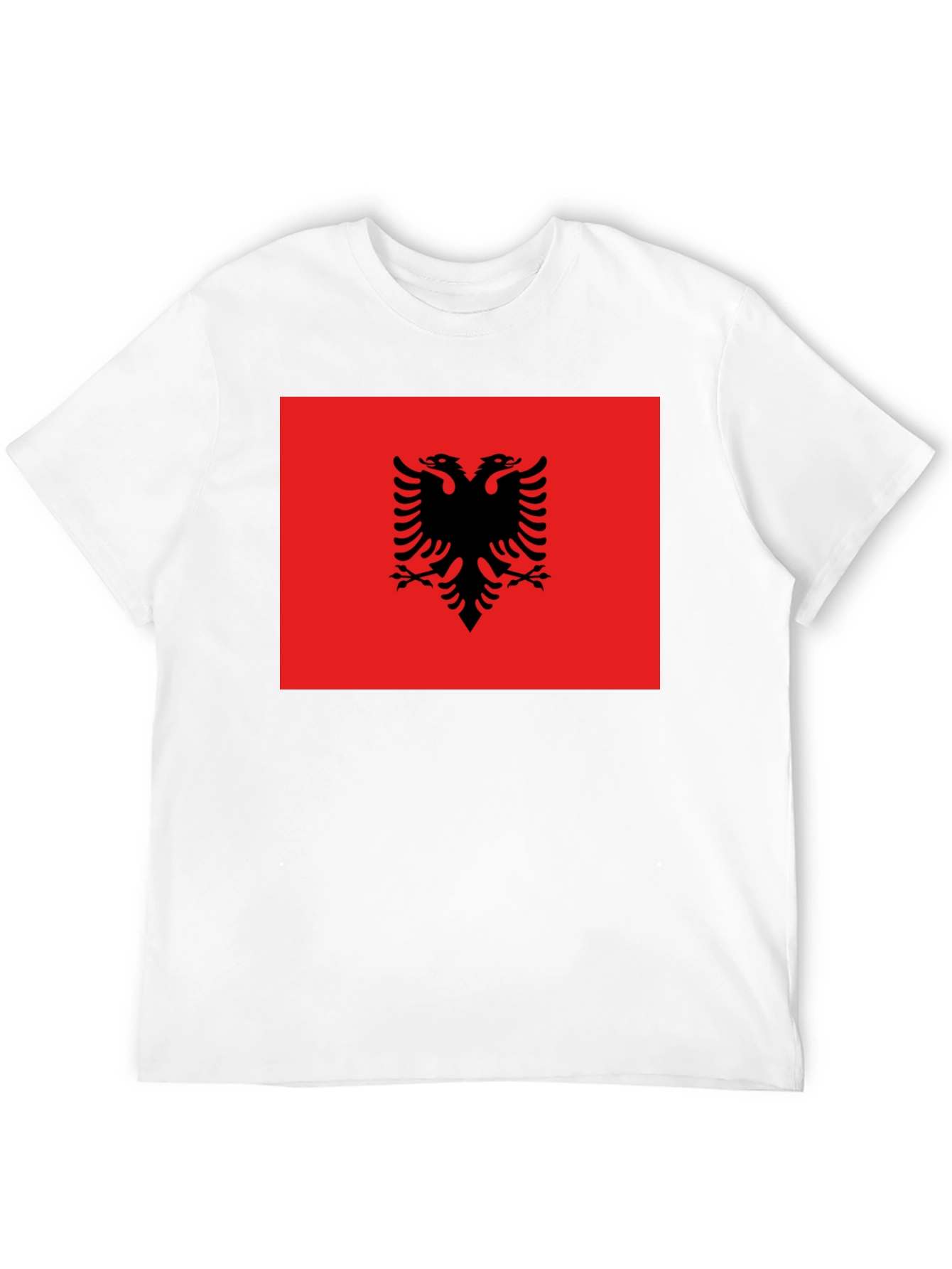 Albania Flag T-Shirt - Double Headed Eagle Design - 12