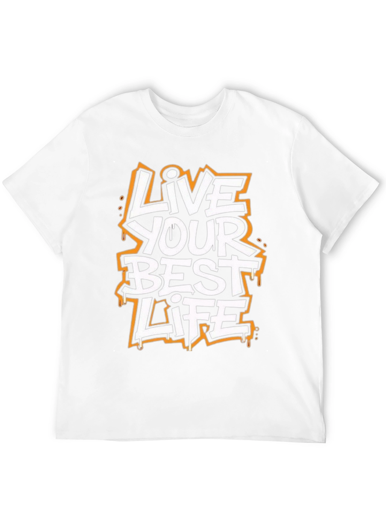 Black Live Your Best Life Graphic Tee - Black view 12