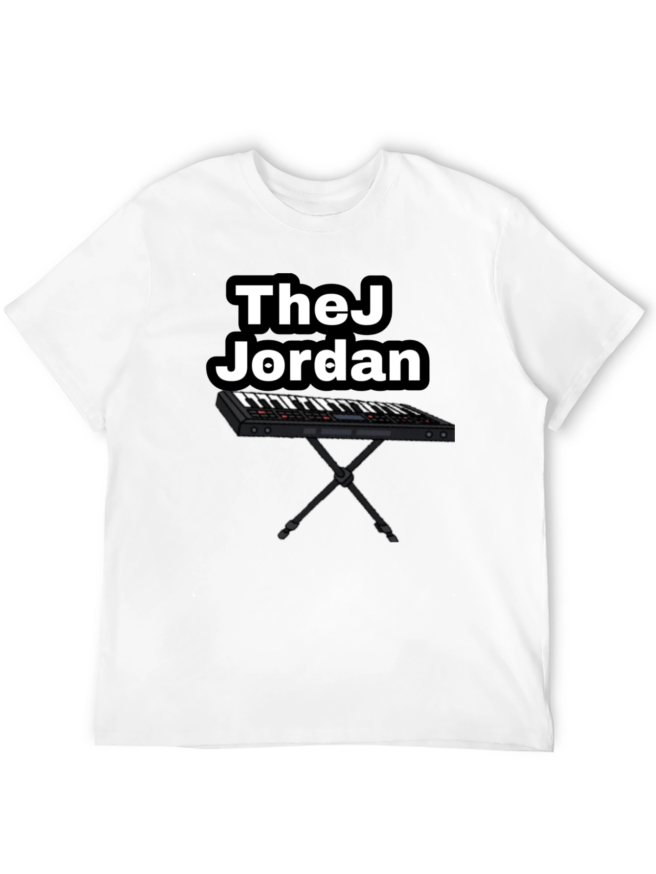 Black TheJ Jordan Keyboard Graphic Tee - Black view 12