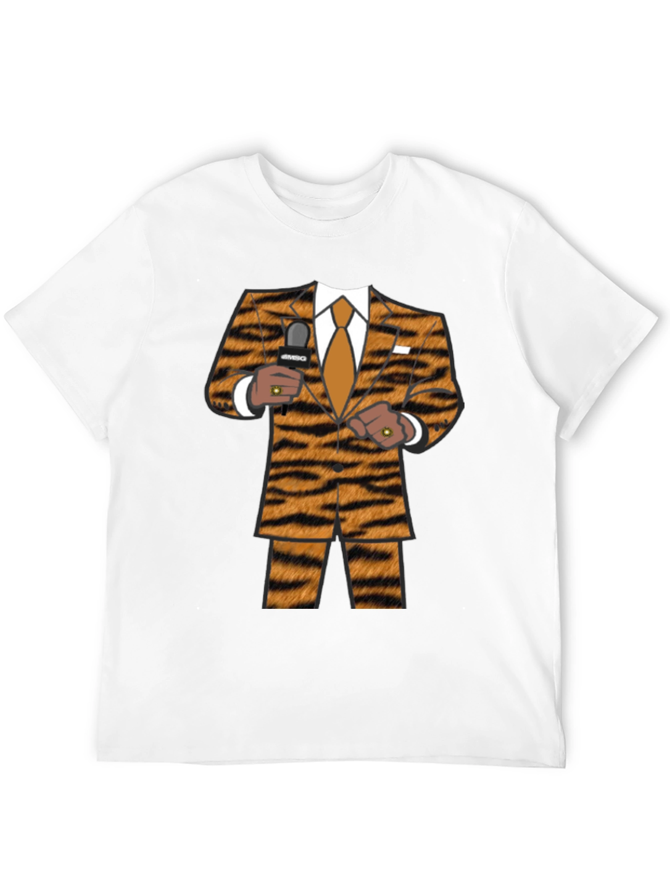 Black Tiger Suit T-Shirt - Funny Novelty Costume Tee view 12