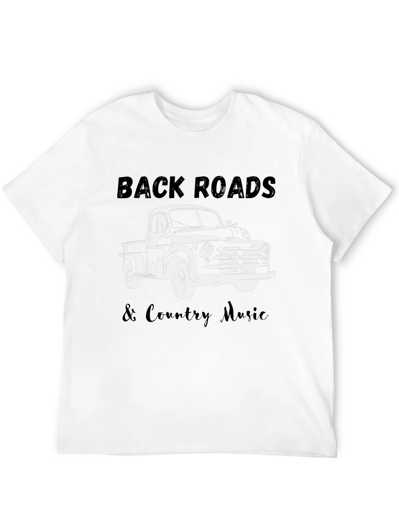 Back Roads & Country Music Truck Graphic Tee - 12
