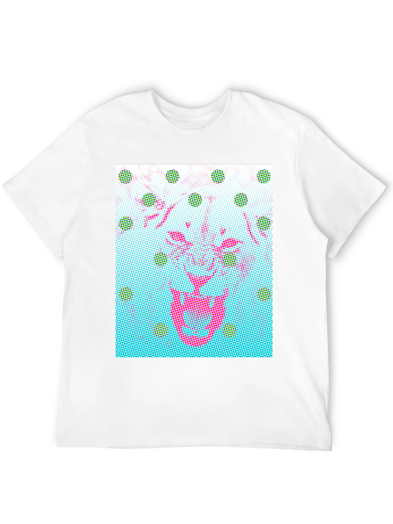 Black Abstract Graphic Print Crew Neck T-Shirt view 12