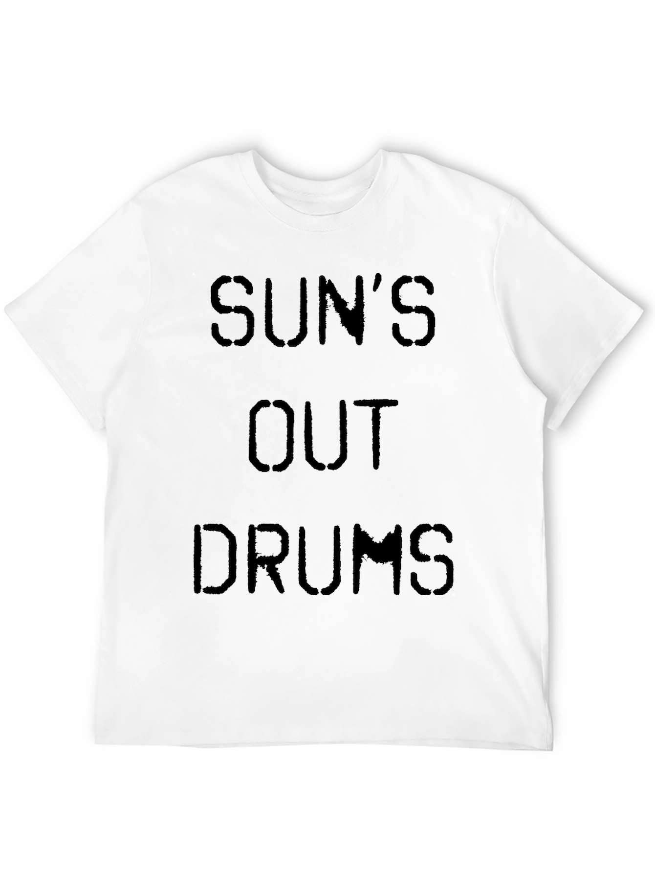 Black Sun's Out Drums Out Black Graphic Tee view 12