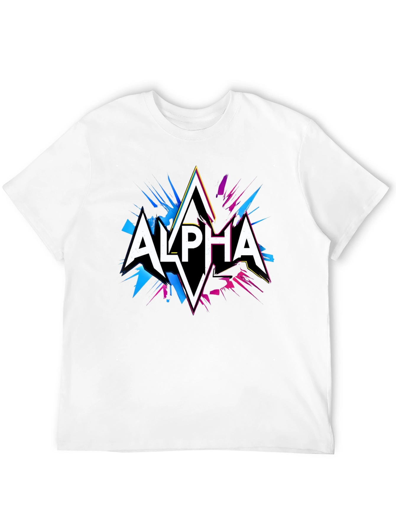 Black Alpha Graphic Tee - Black view 12