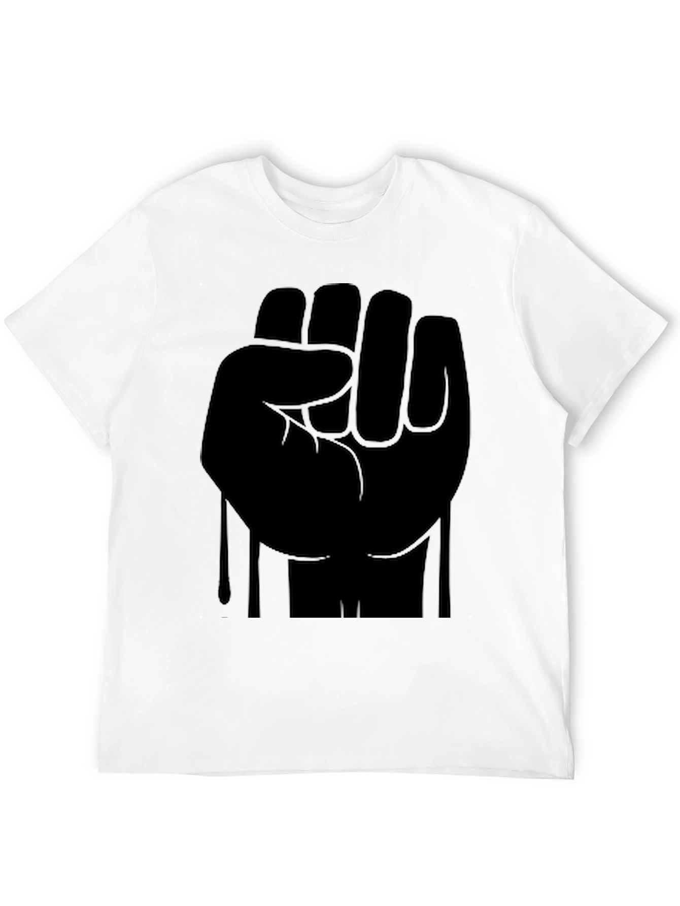 Black Black Fist Graphic T-Shirt - Solidarity Statement Tee view 12
