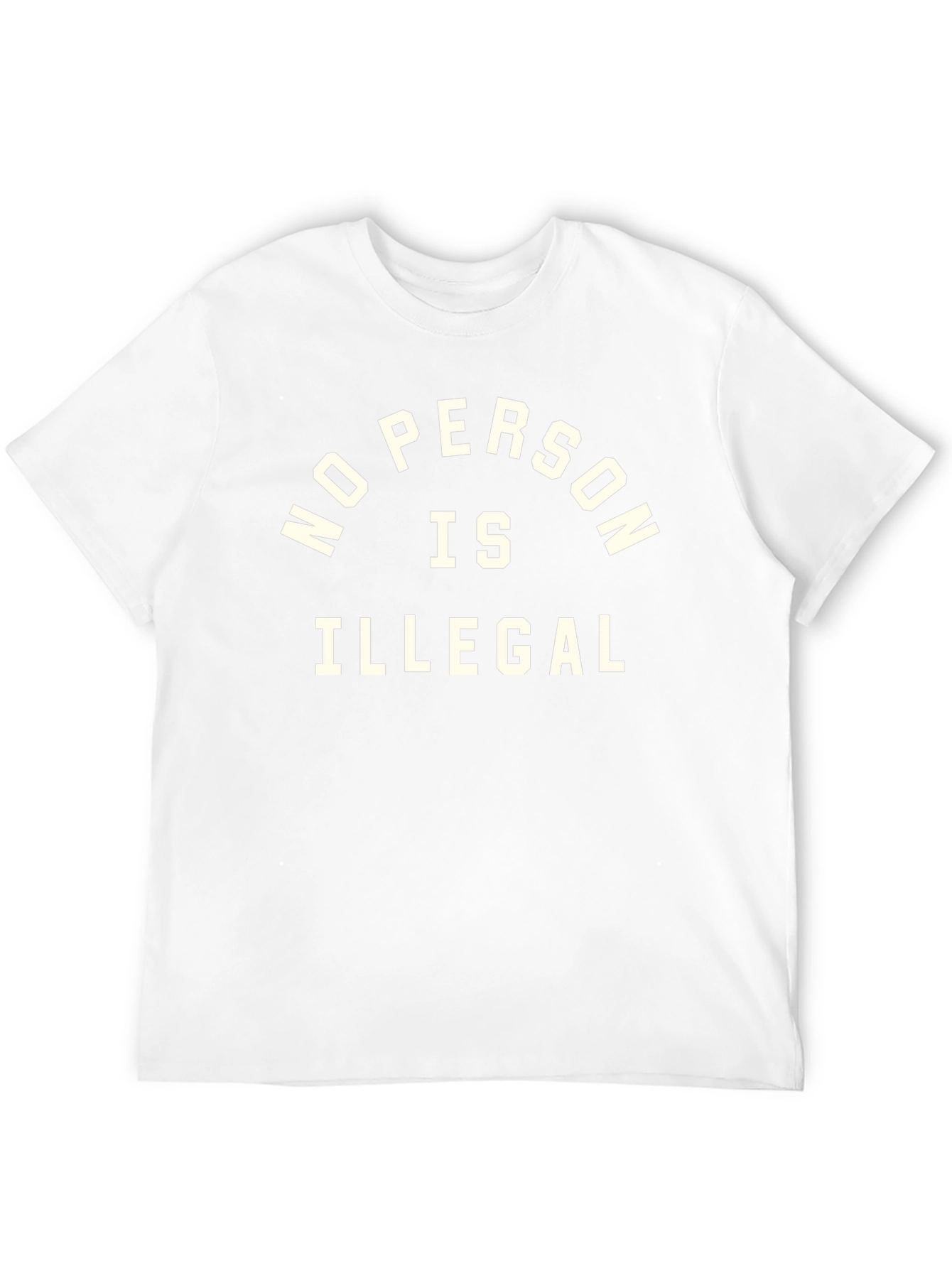 Black No Person Is Illegal Graphic Tee view 12