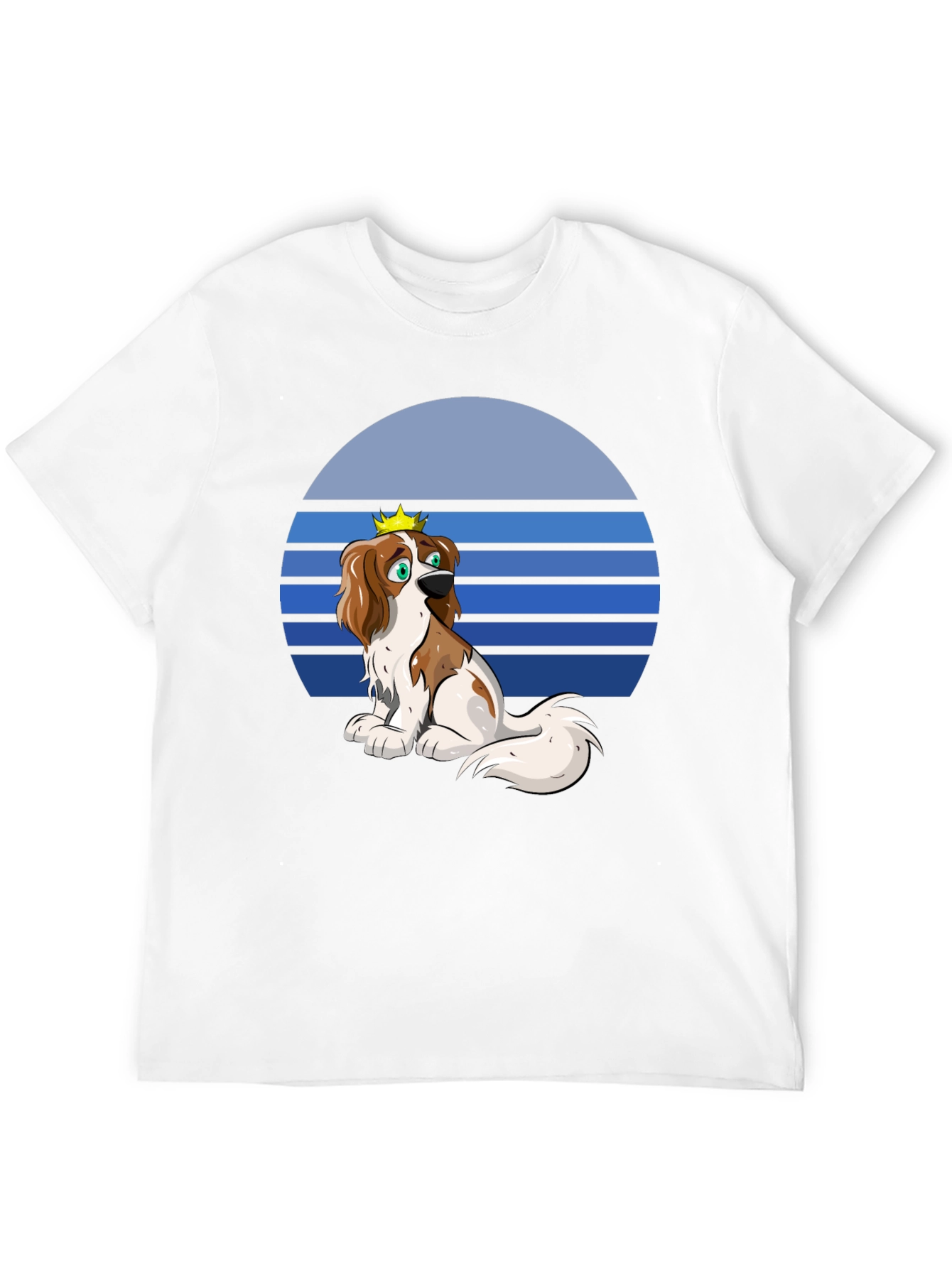 Black Dog King Graphic Tee - Fun Novelty Design view 12