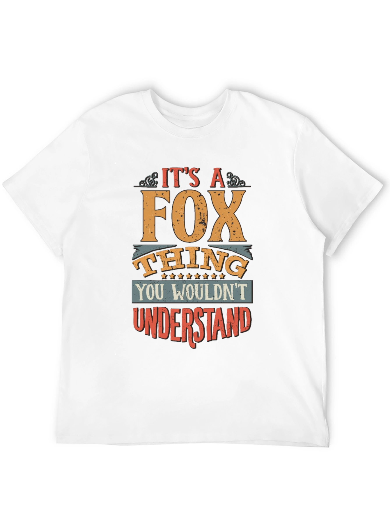 Black It's a Fox Thing T-Shirt view 12