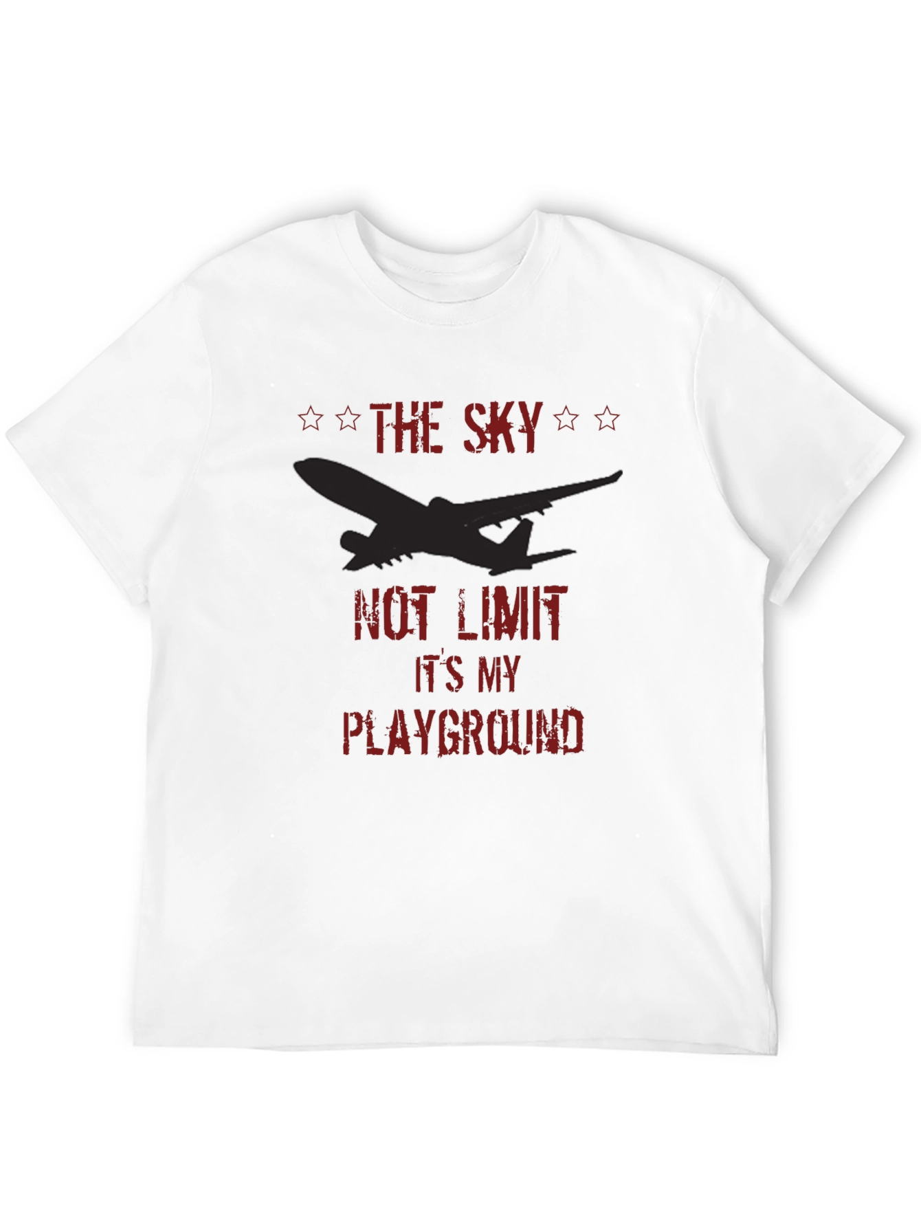 Black The Sky Is My Playground Black T-Shirt view 12