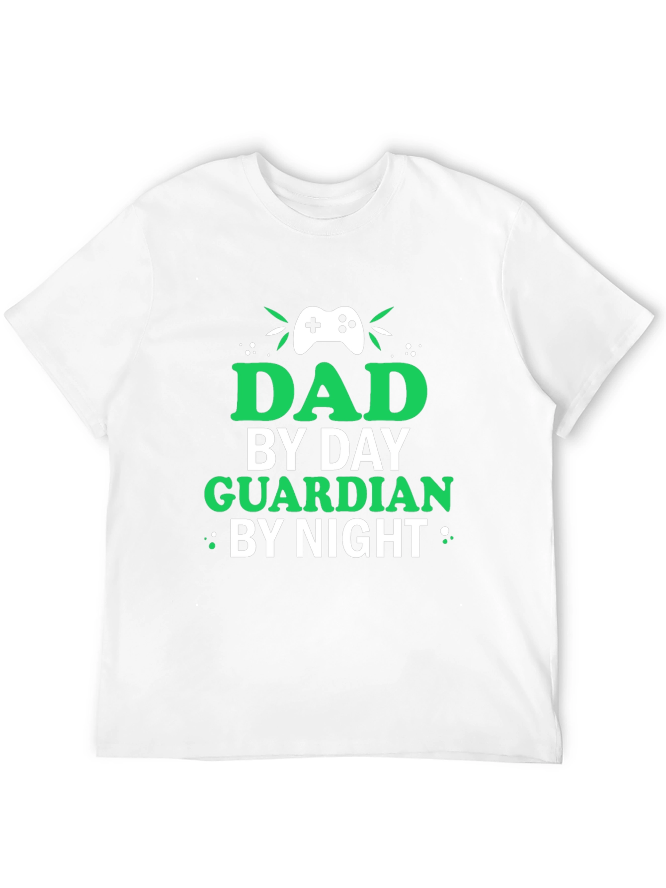 Black Dad By Day Guardian By Night Black T-Shirt view 12