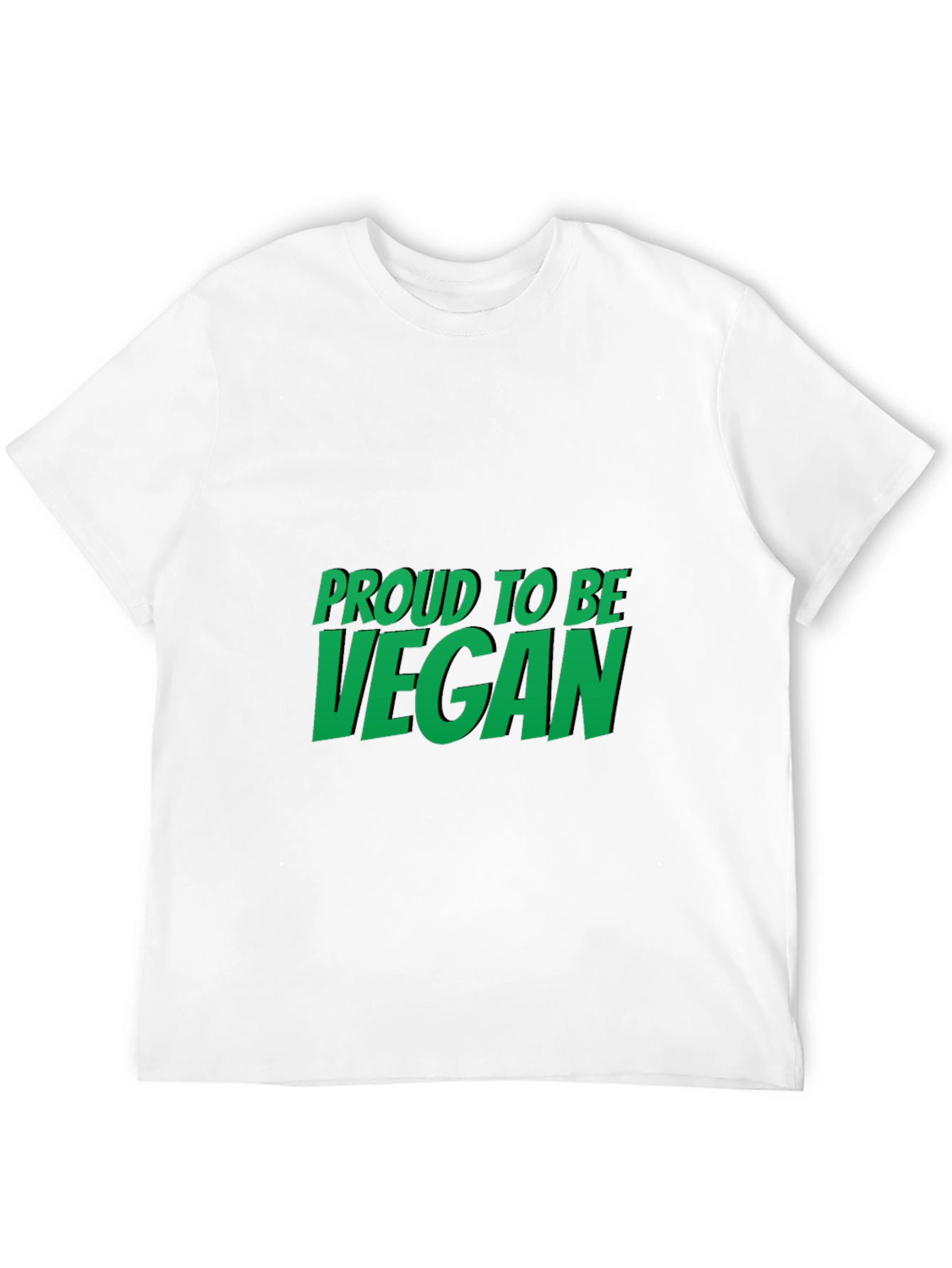 Black Proud to be Vegan Black T-Shirt view 12