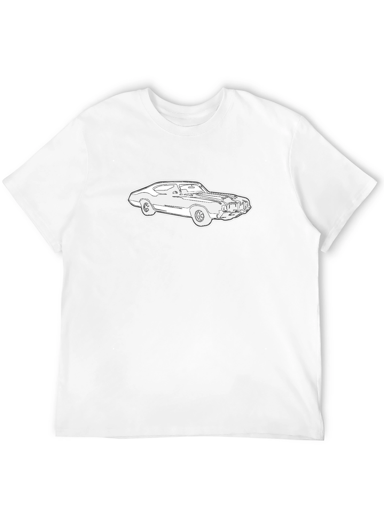 Black Classic Car Graphic Tee - Black view 12