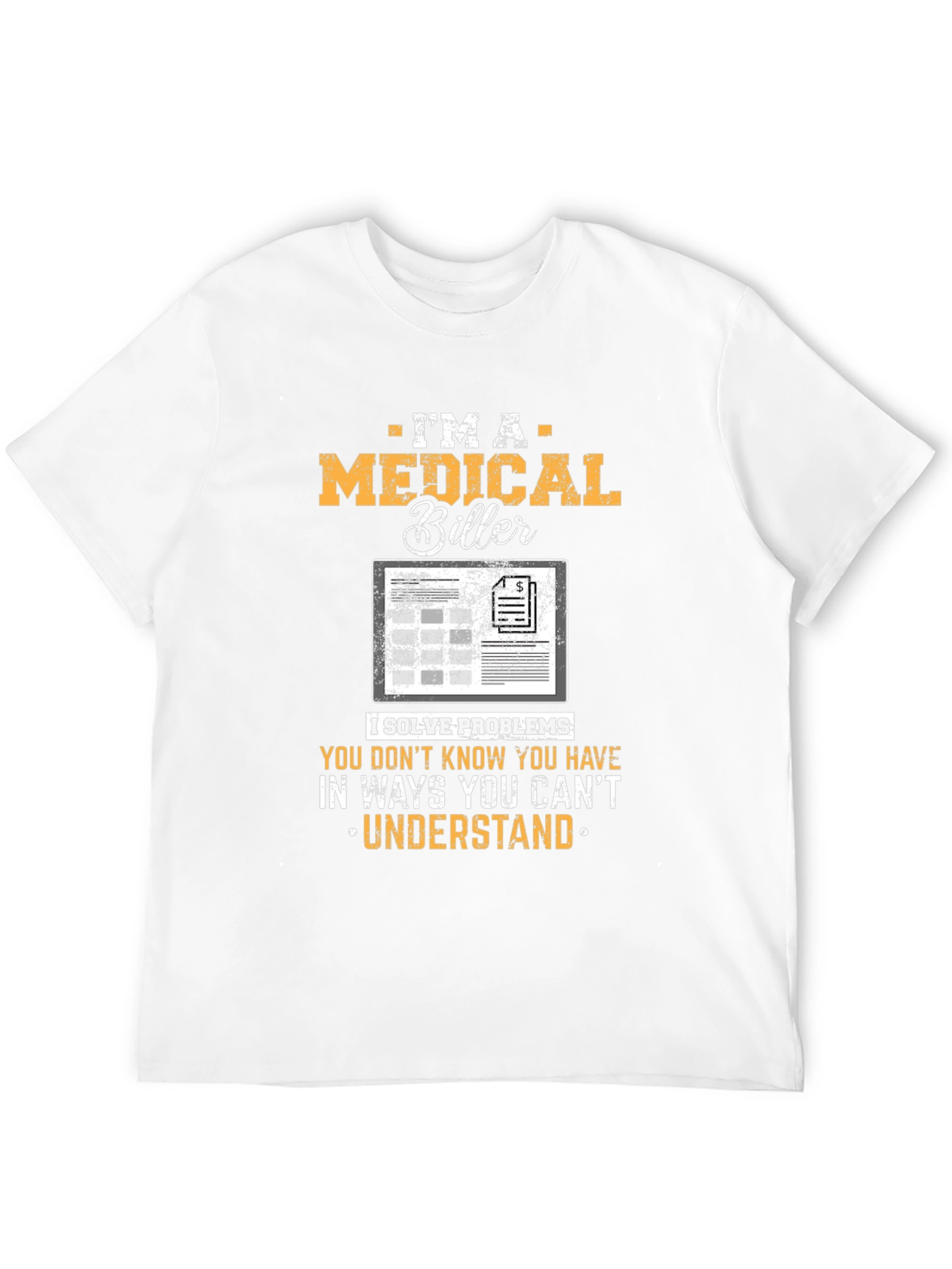 Black Medical Biller Graphic T-Shirt view 12