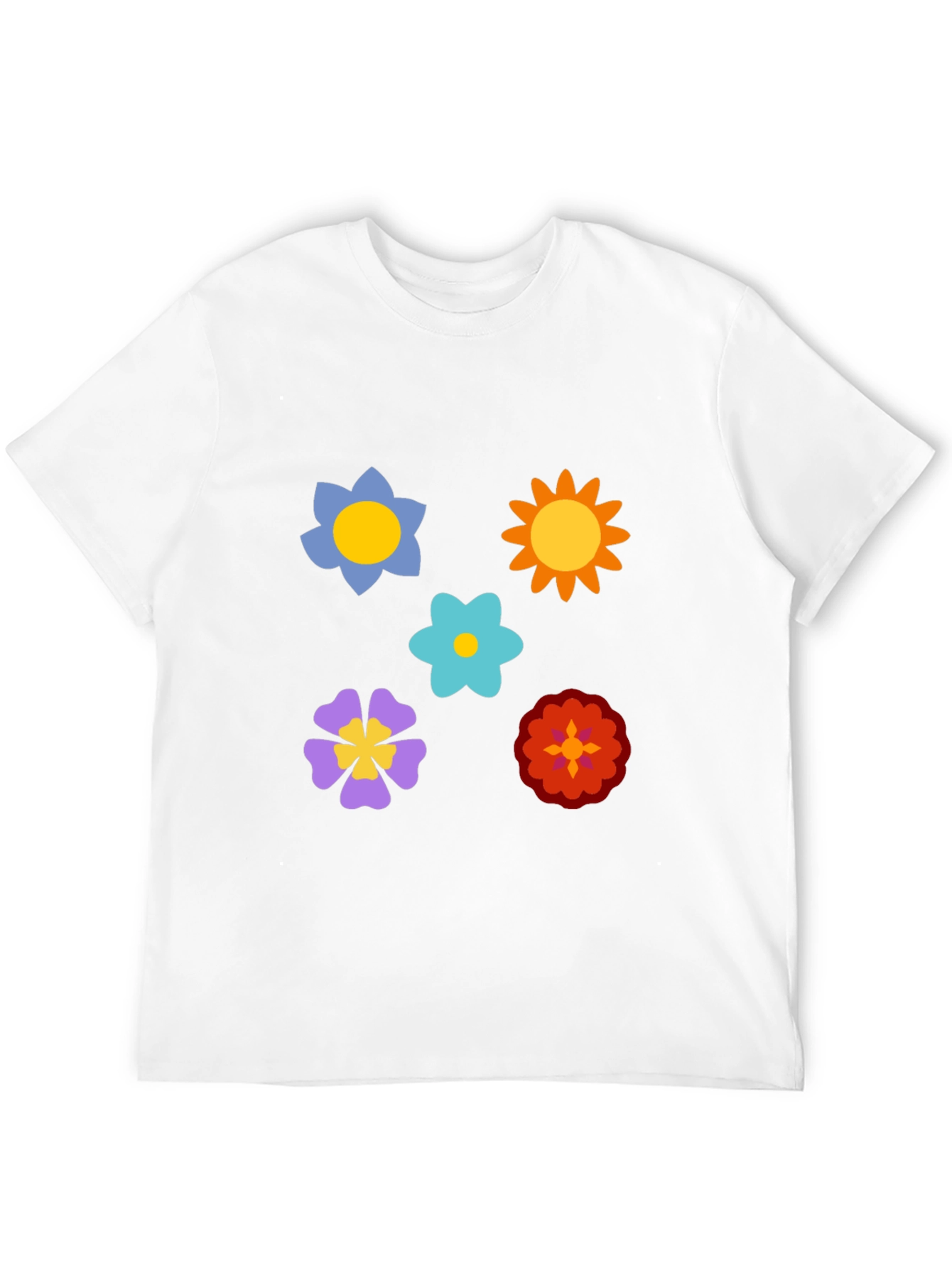 Black Floral Graphic Print T-Shirt view 12