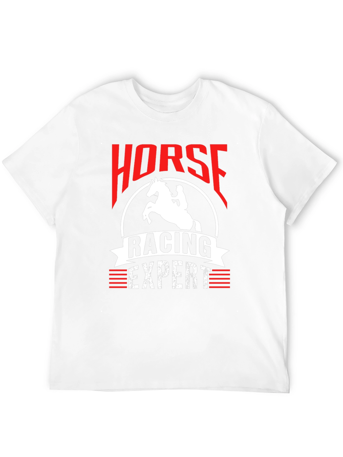 Black Horse Racing Expert T-Shirt - Unique Design view 12