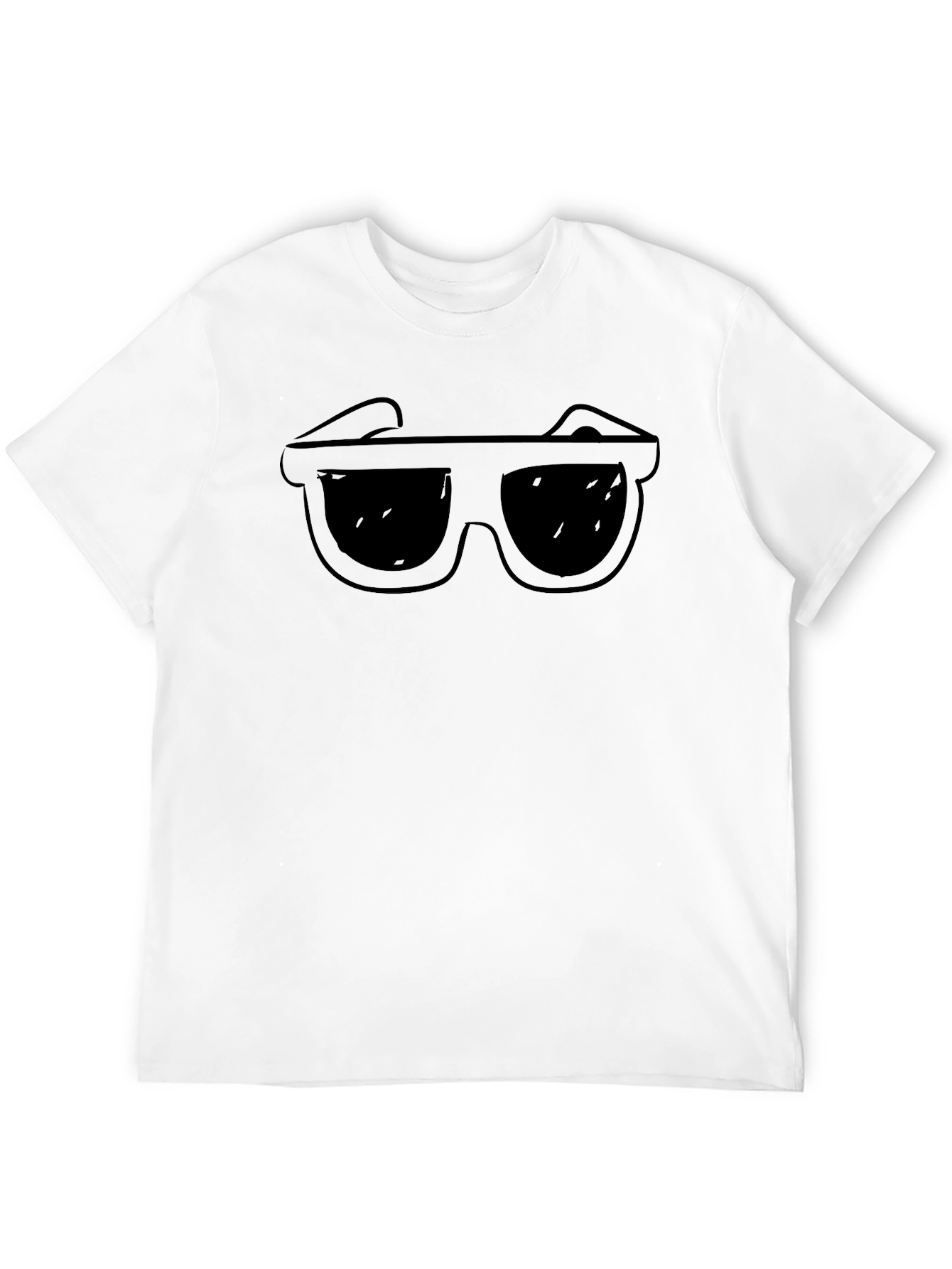 Black Cool Shades Graphic T-Shirt - Classic Black view 12