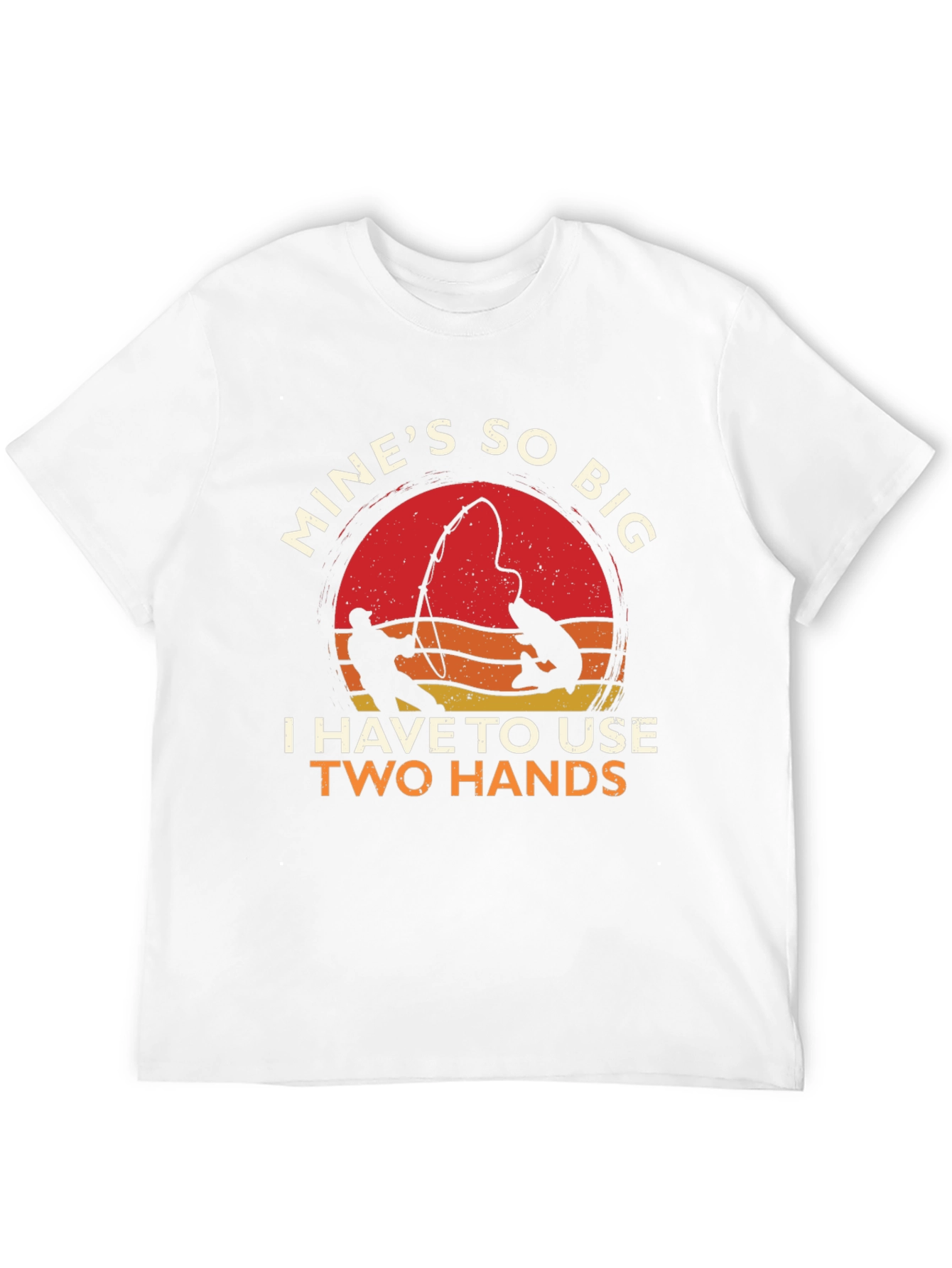 Black Mine's So Big Funny Fishing T-Shirt view 12