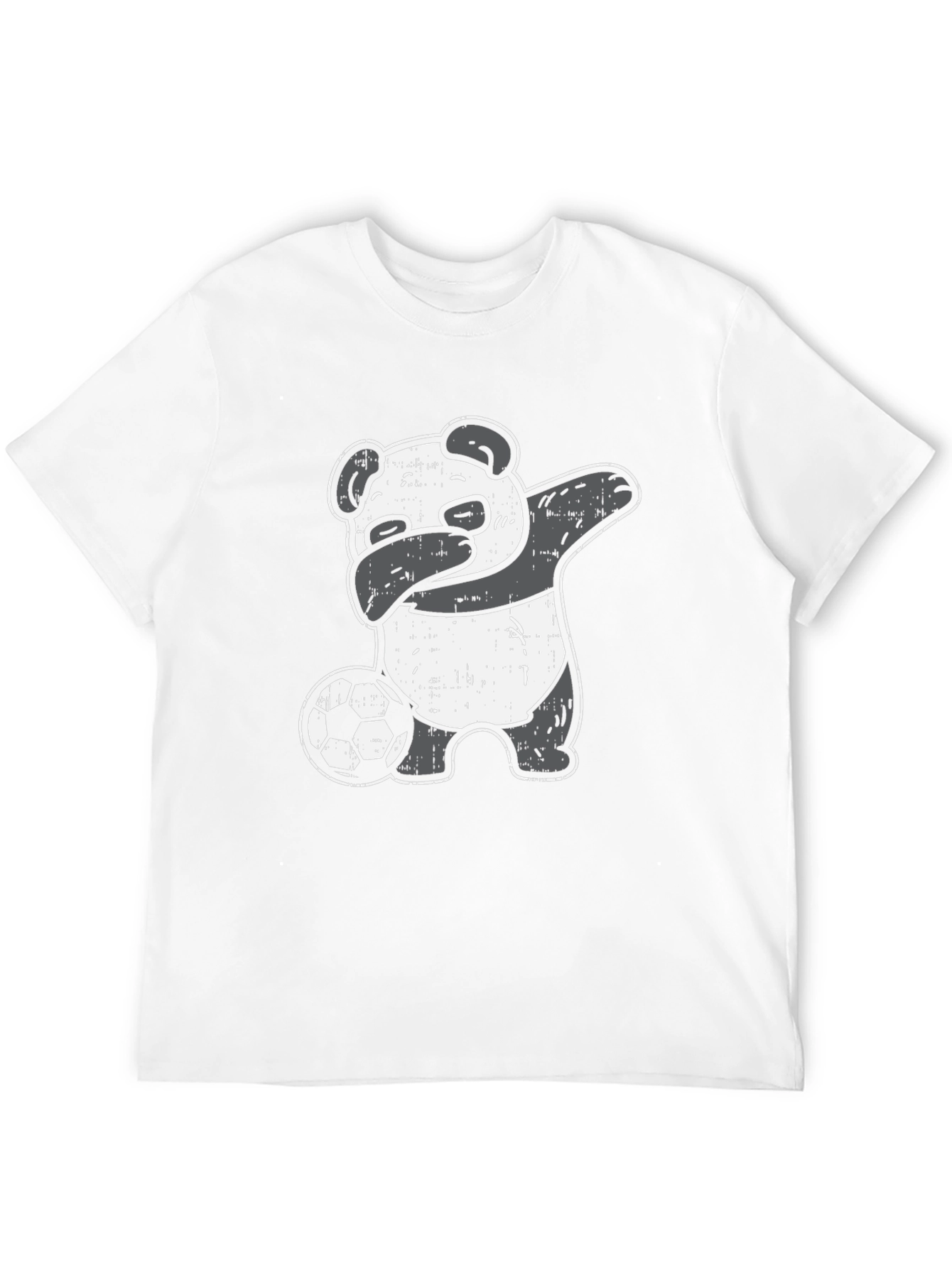Black Panda Soccer Dab T-Shirt view 12