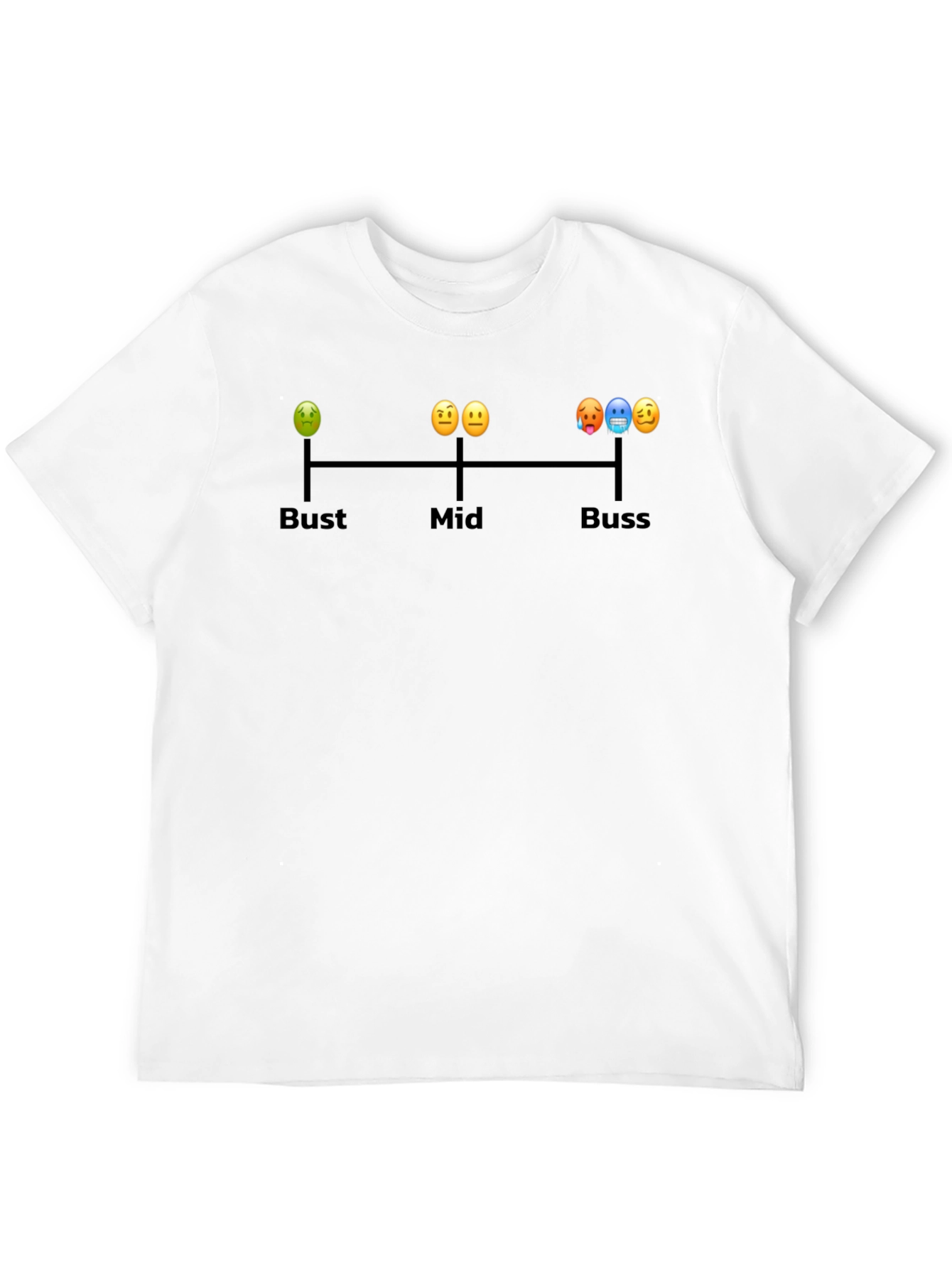 Black Buss Scale T-Shirt | Humorous Meme Tee view 12