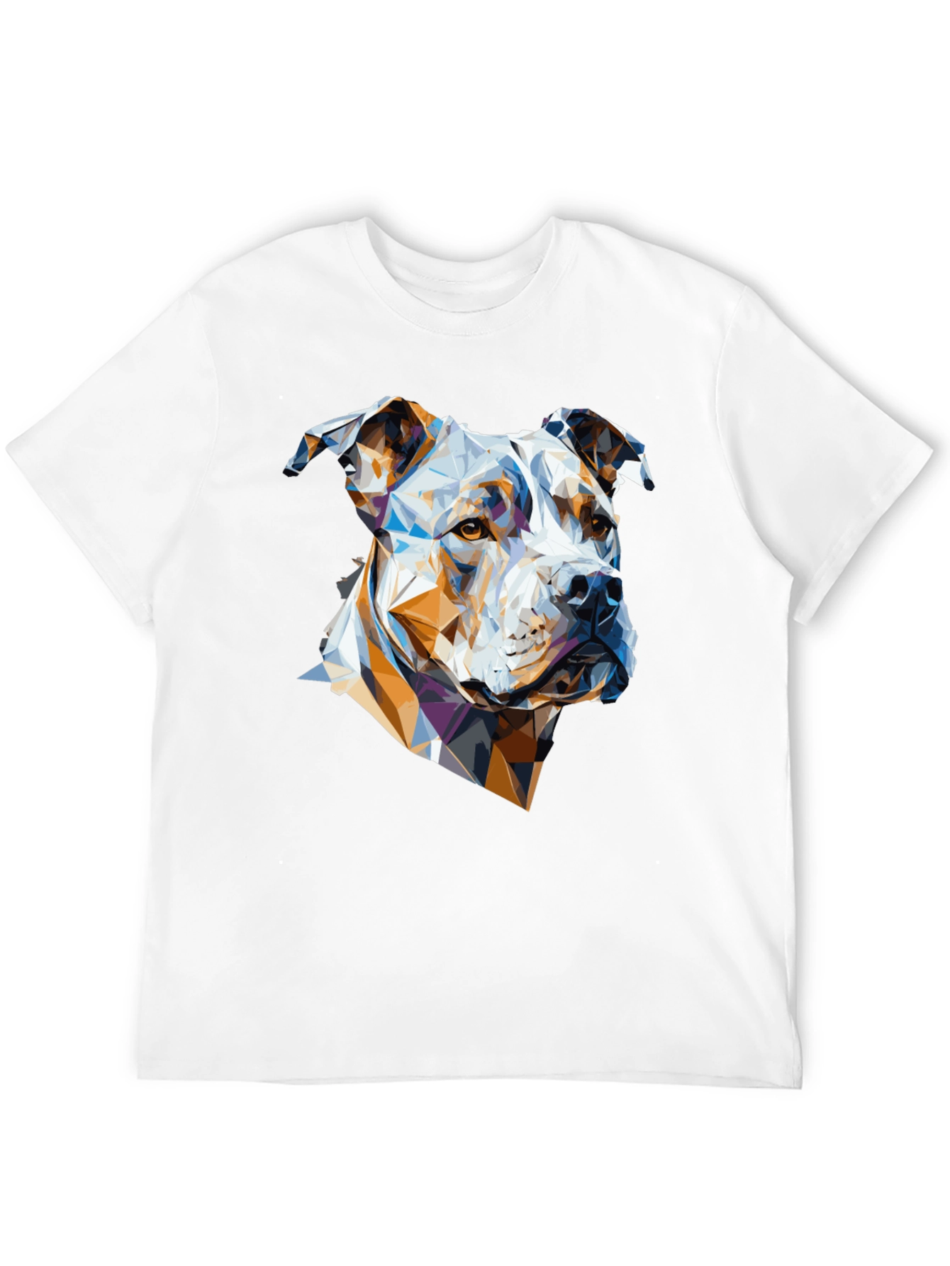 Black Geometric Dog Graphic Tee - Modern Canine Art view 12