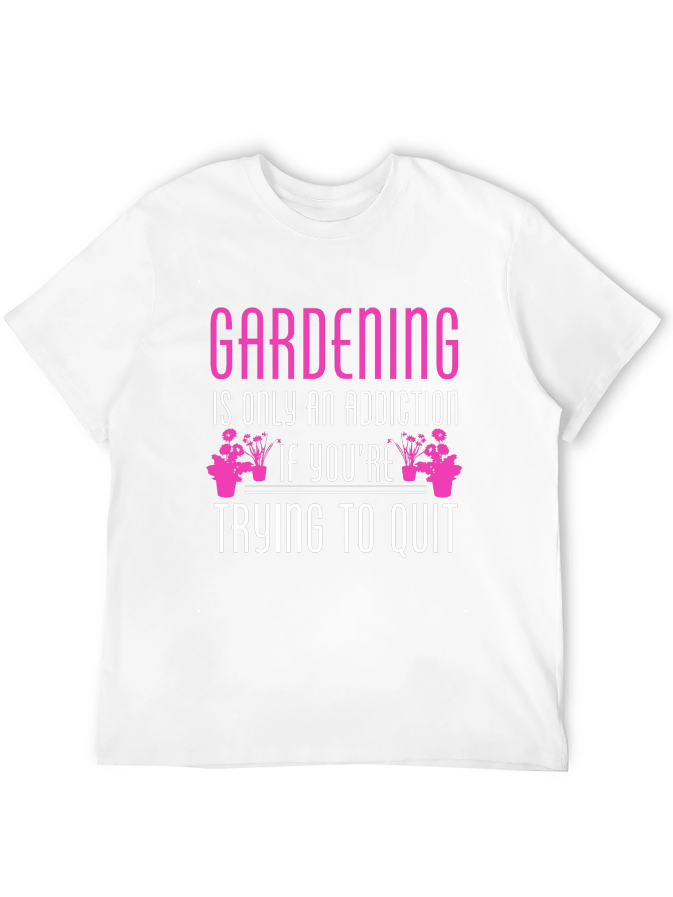Black Gardening Addiction T-Shirt view 12