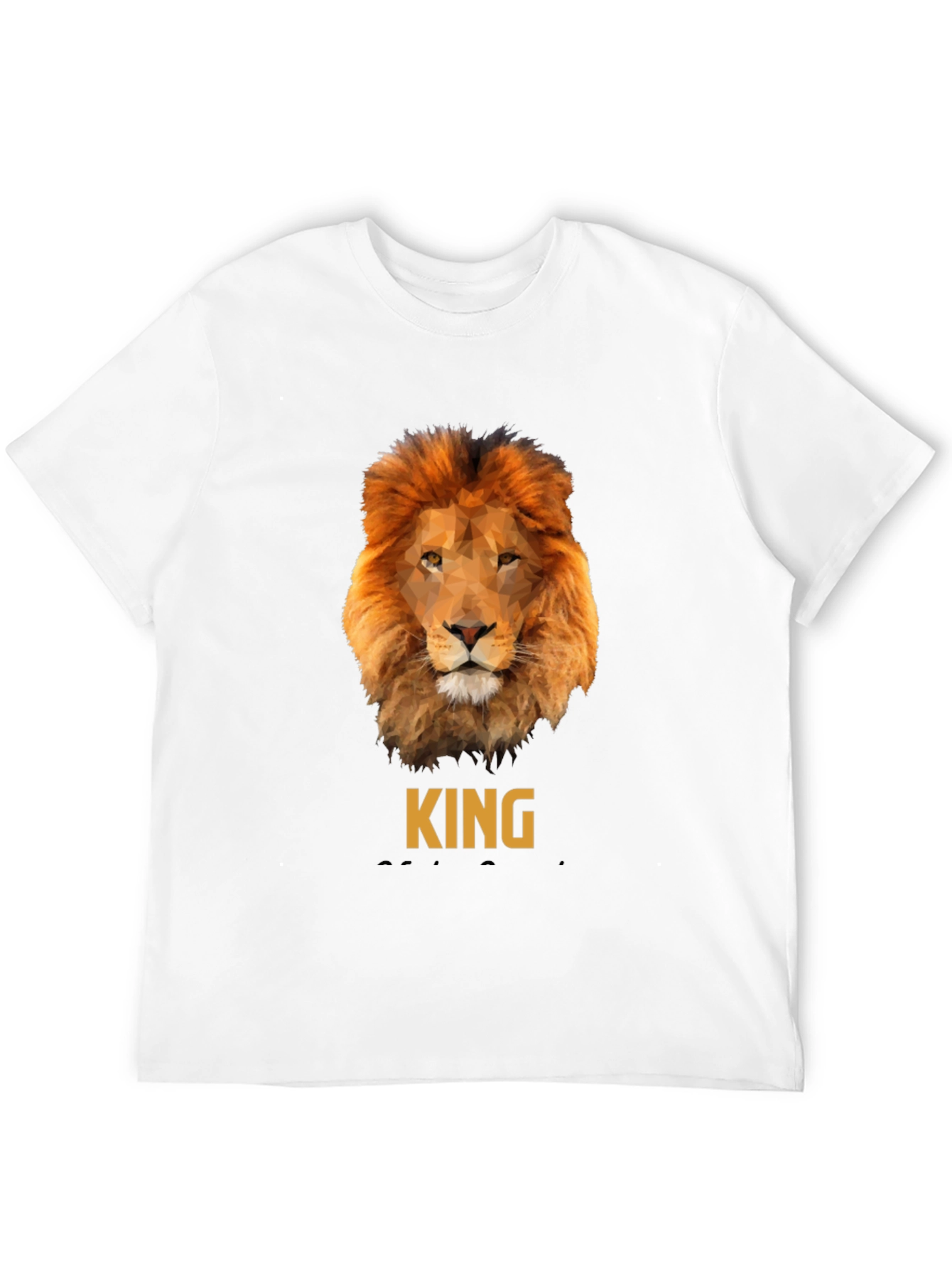 Black Lion King Graphic T-Shirt - Premium Cotton Tee view 12