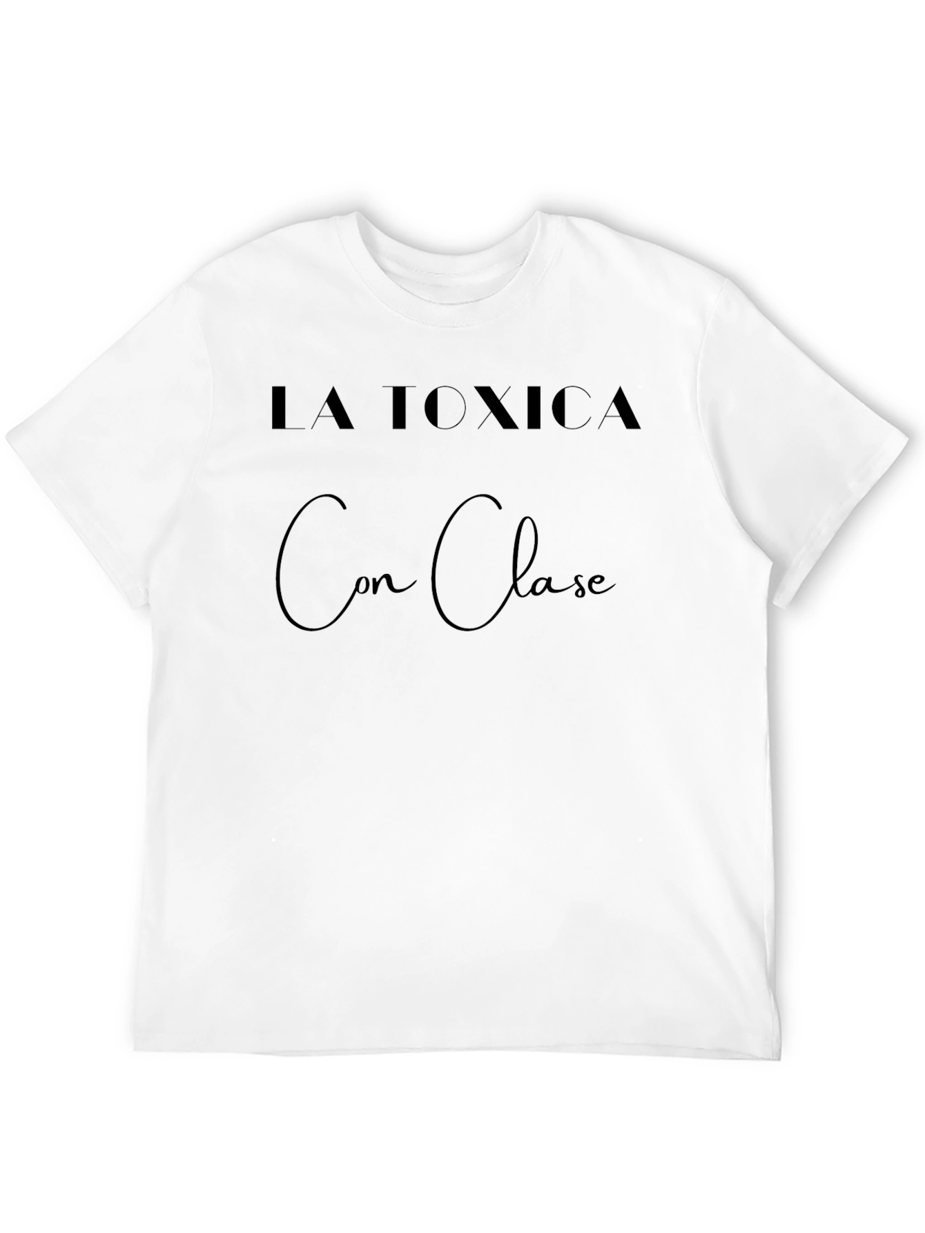 Black La Toxica Con Clase Black Graphic Tee view 12