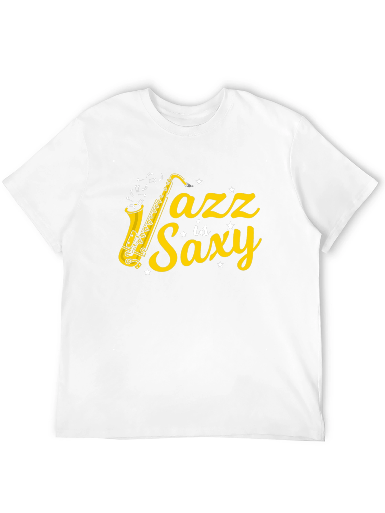 Black Jazz is Saxy Graphic T-Shirt view 12