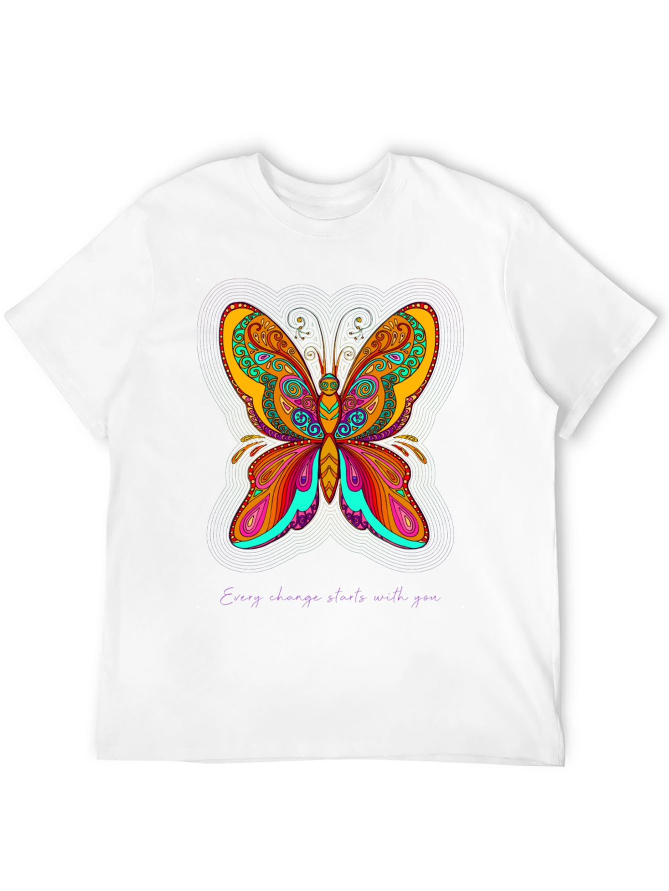 Black Butterfly Change T-Shirt view 12
