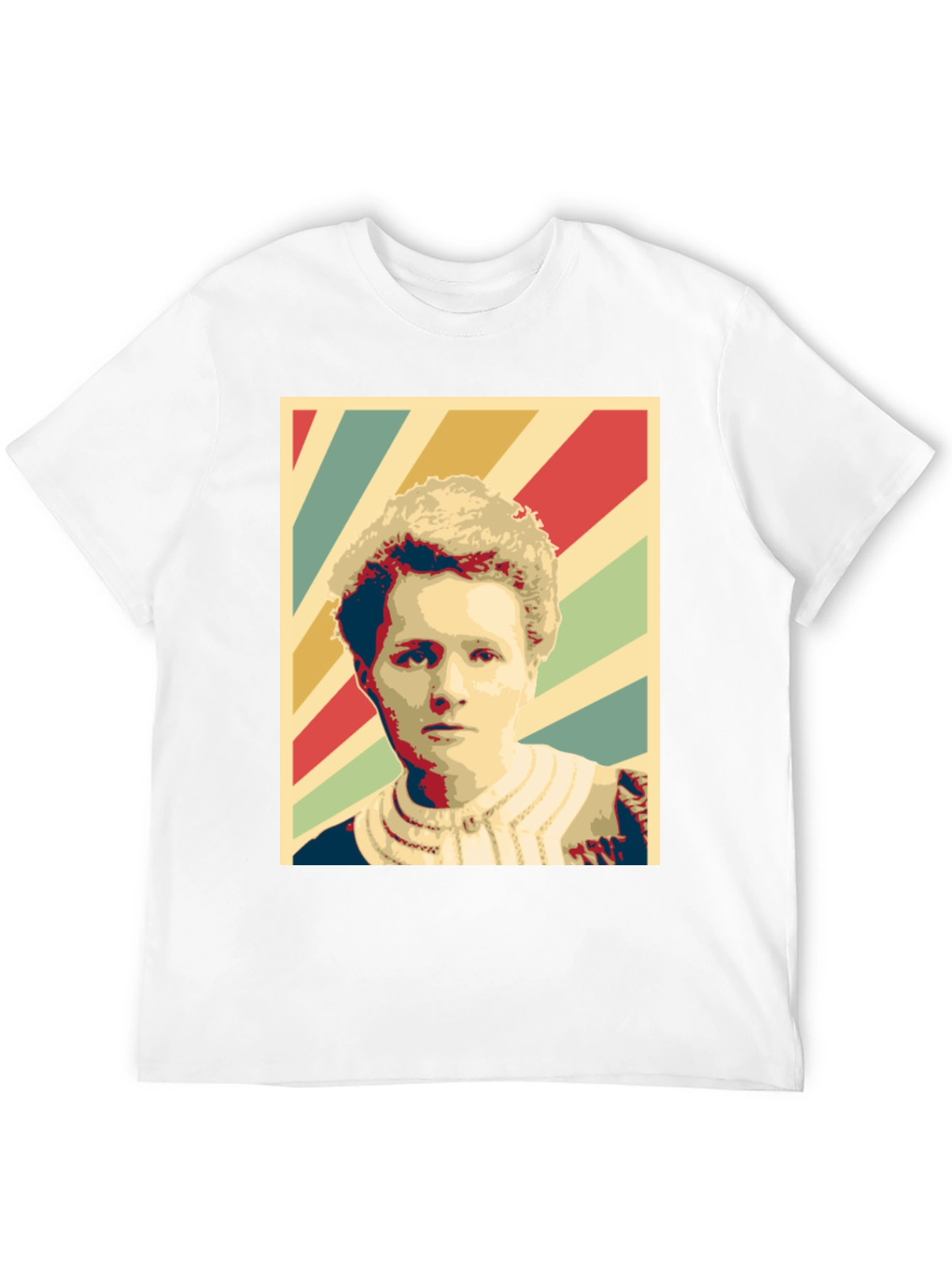 Black Retro Portrait Graphic T-Shirt - Unisex Fashion Tee view 12