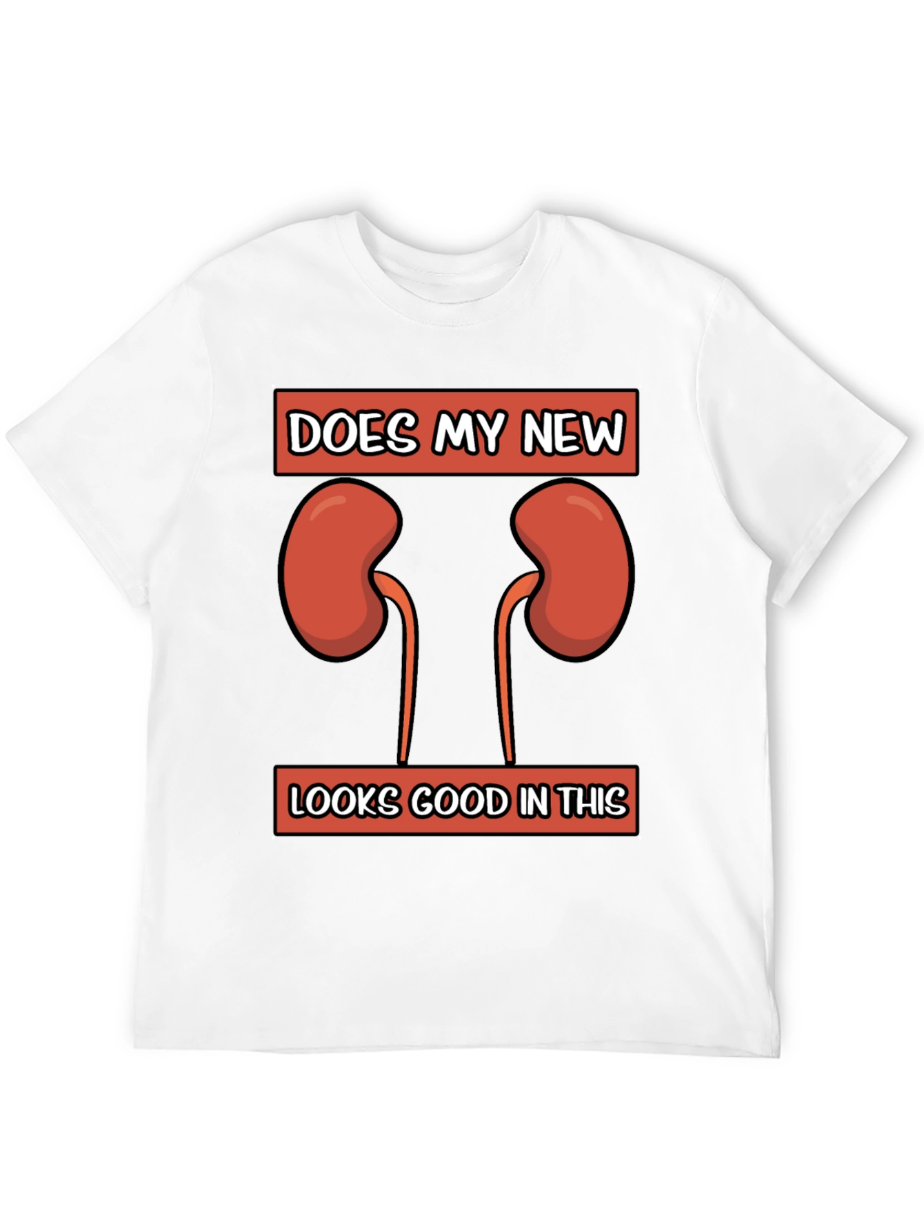 Black Kidney Graphic Novelty T-Shirt view 12