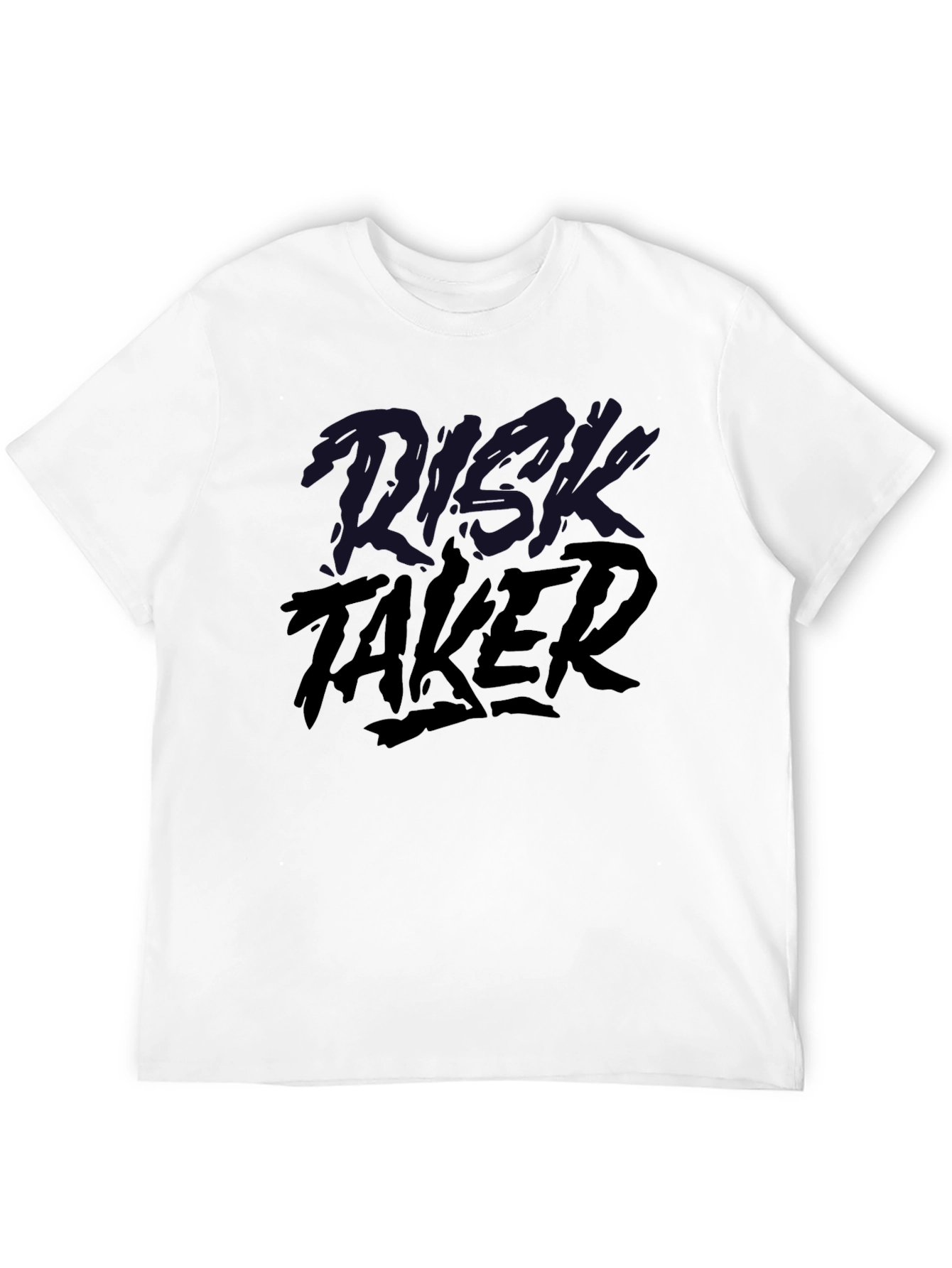 Black Risk Taker Black Graphic Tee view 12