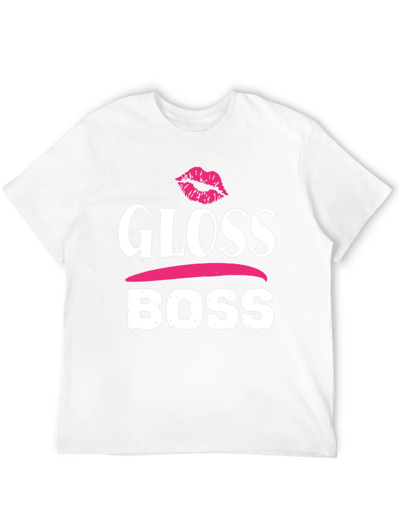 Black Gloss Boss Graphic Tee - Black Cotton T-Shirt view 12
