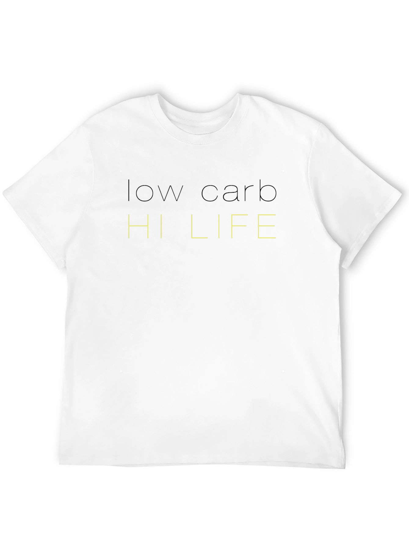 Black Low Carb Hi Life T-Shirt view 12