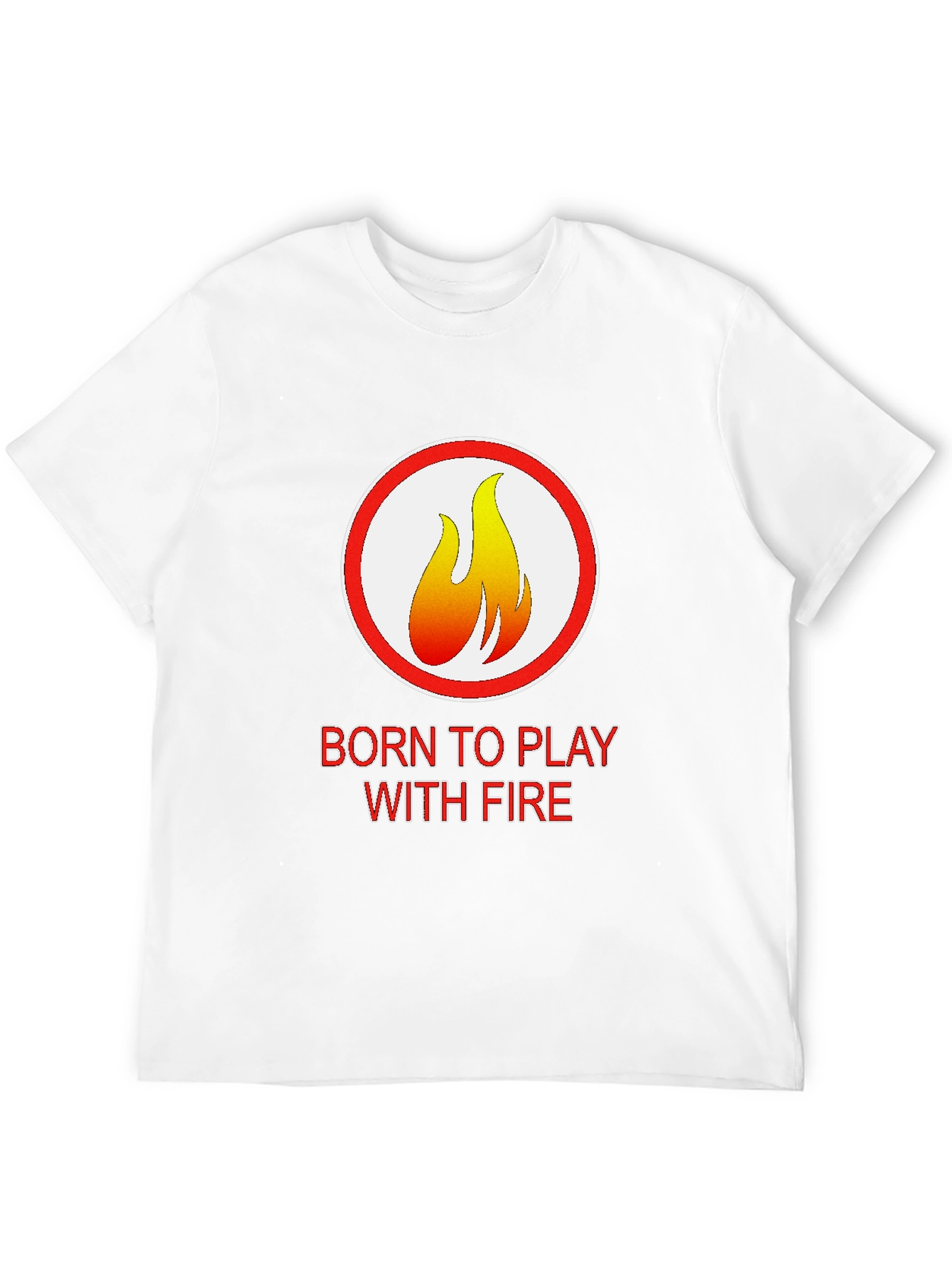 Black Born to Play With Fire Graphic Tee view 12