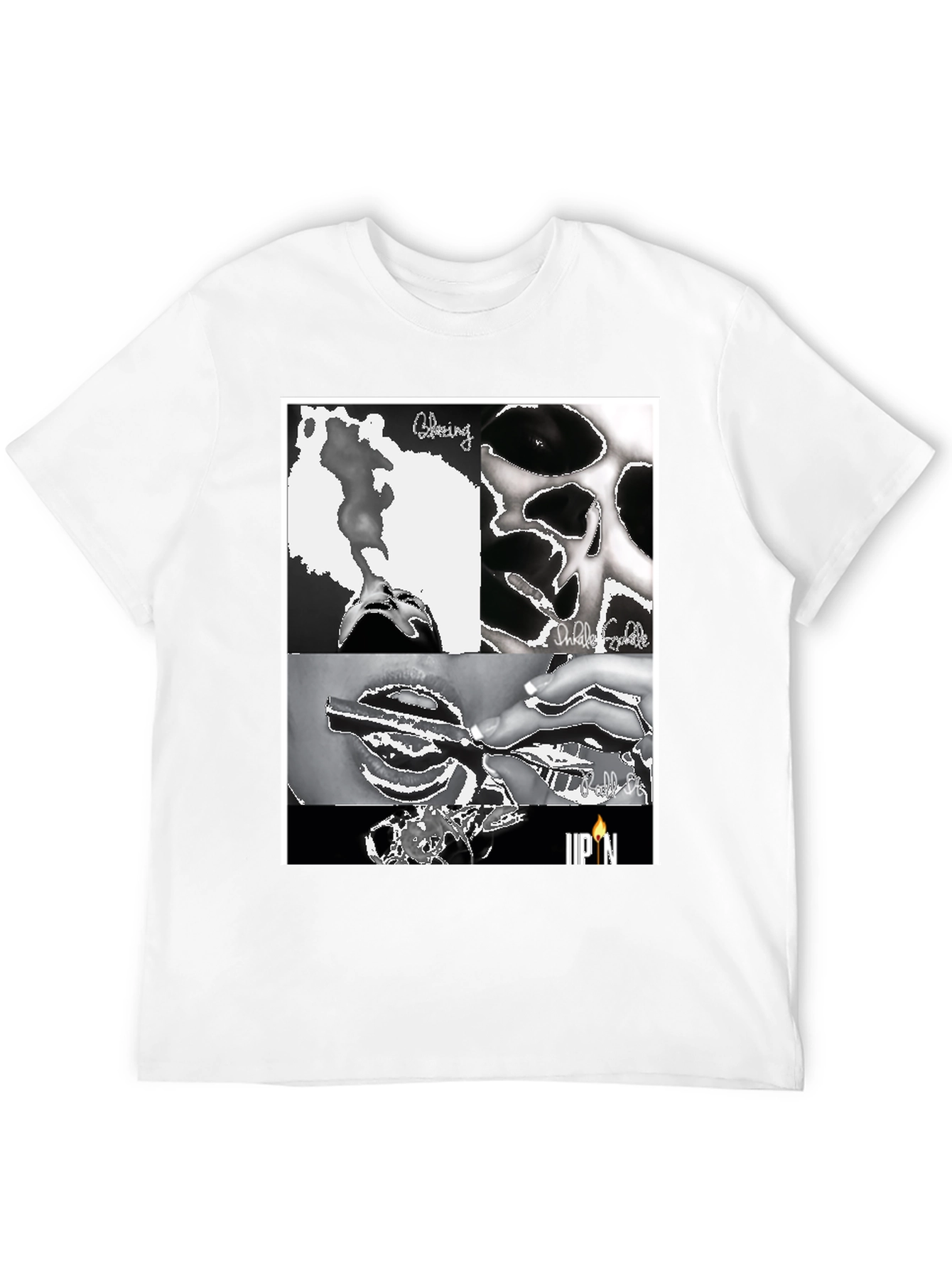 Black Blazing Graphic Tee - Street Style view 12