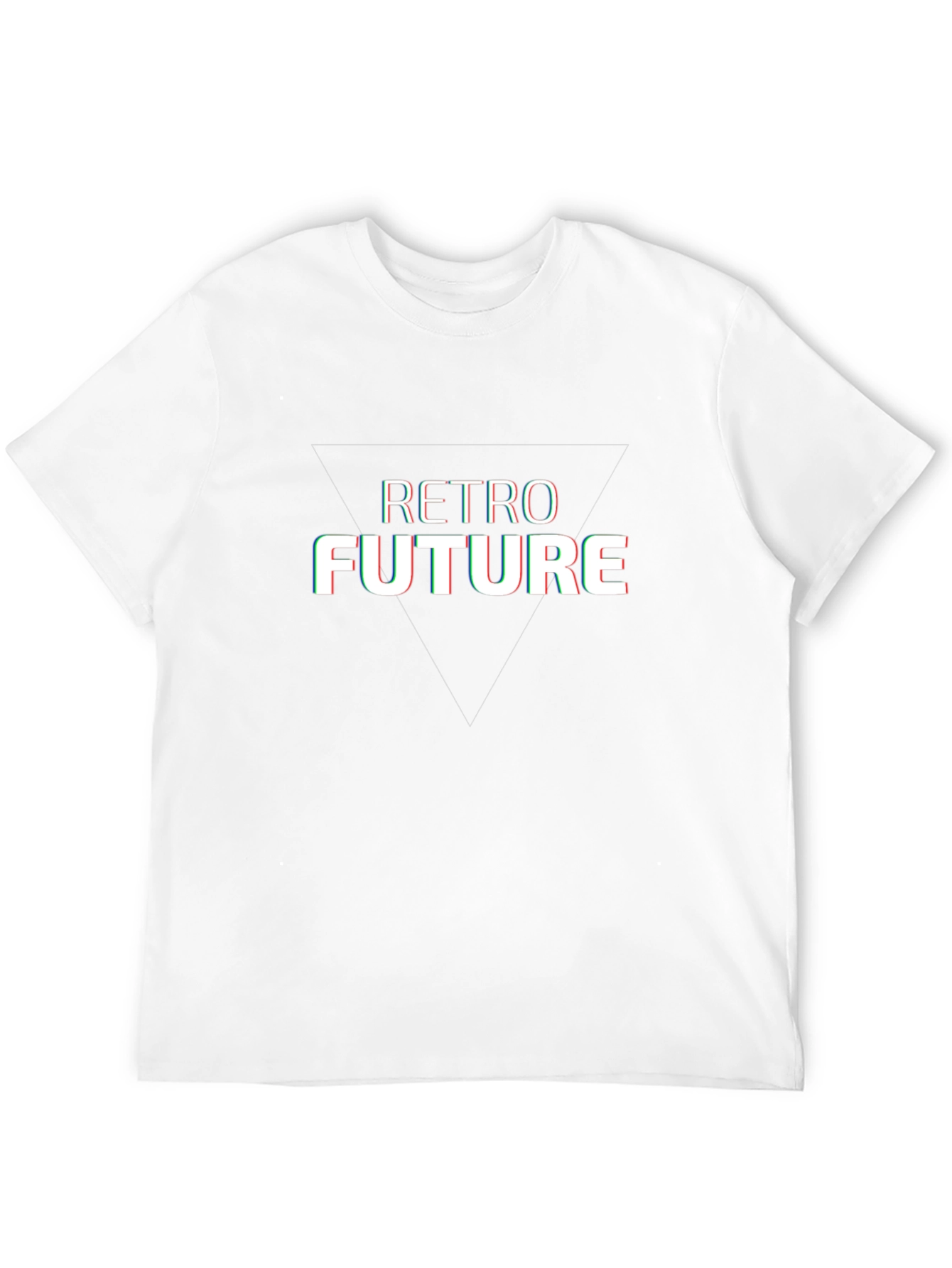 Black Retro Future Graphic Tee - Black Cotton Blend Shirt view 12