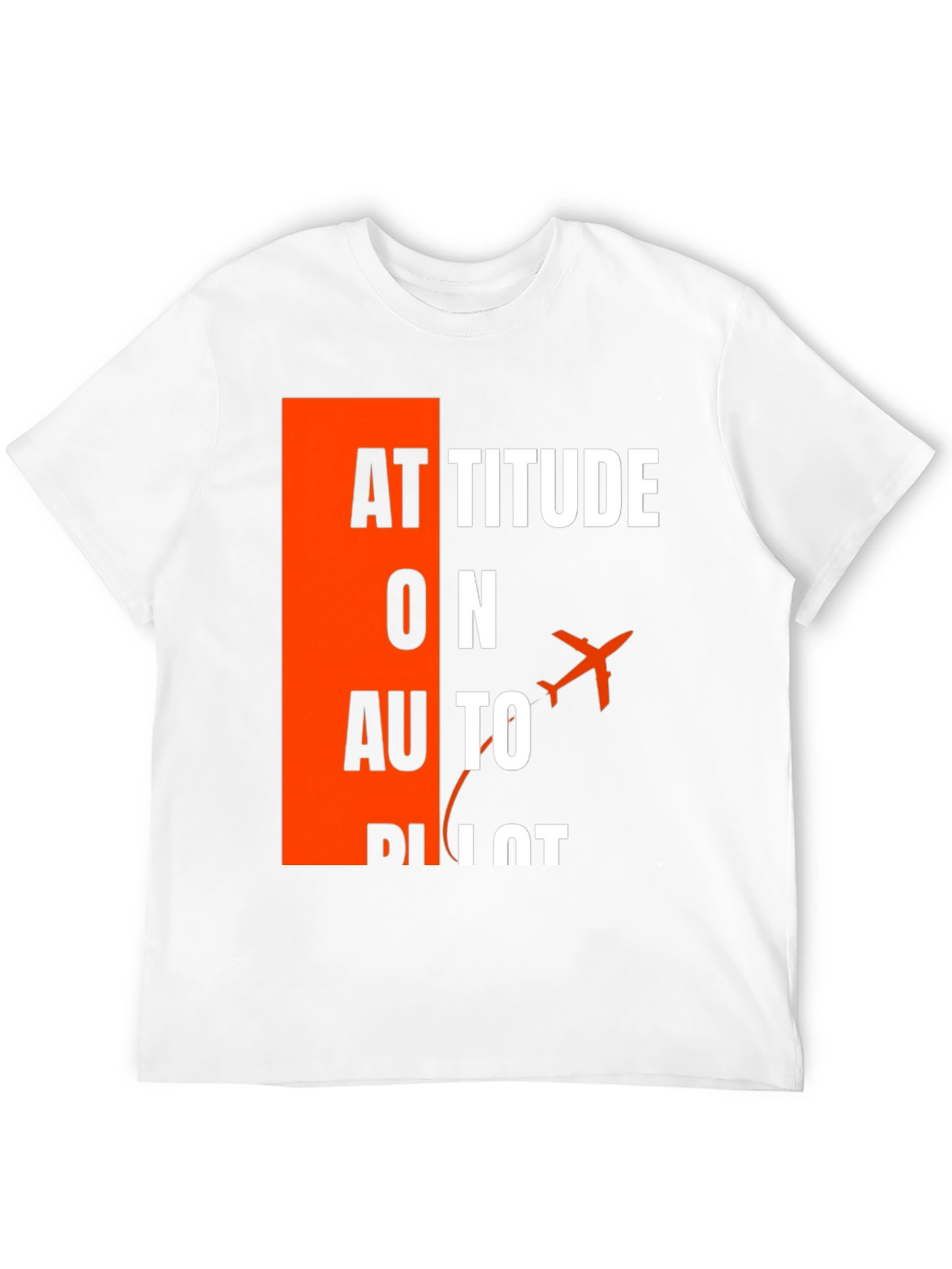 Black Attitude on Autopilot Black T-Shirt - Aviation Enthusiast view 12